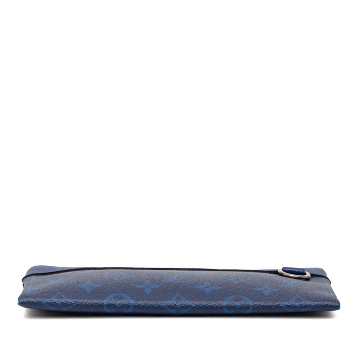 Louis Vuitton Cobalt Navy Leather Pvc Handbag Pochette Pouch (Pre-Owned)