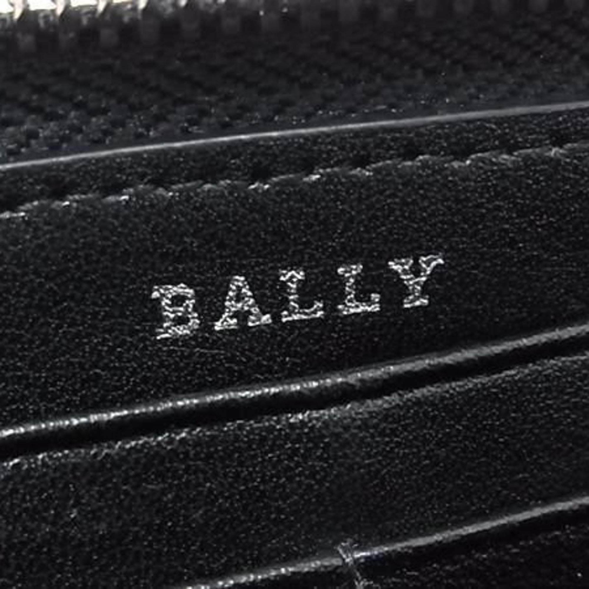 Bally Black Leather Long Wallet (Bi-Fold) (Pre-Owned)