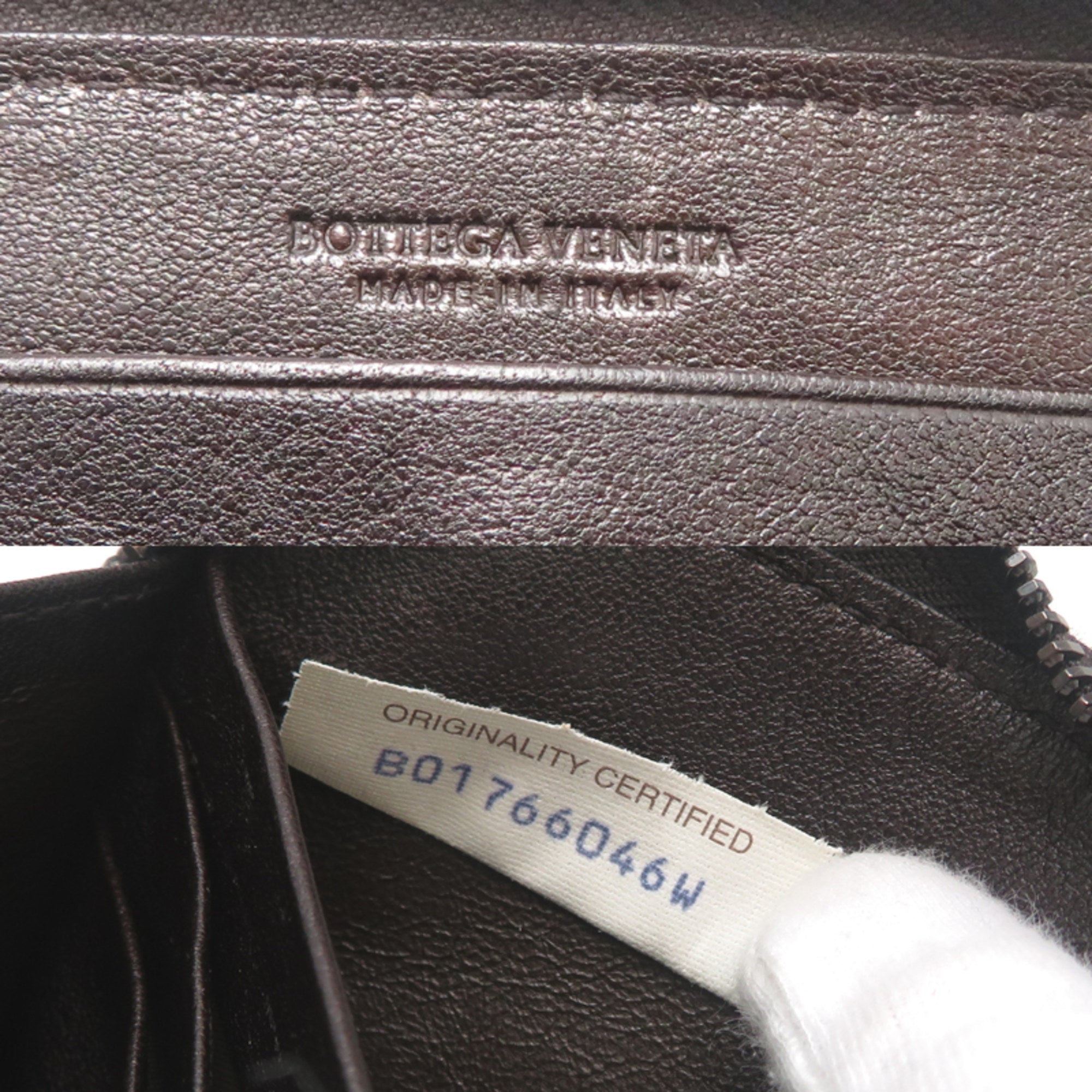 Bottega Veneta Brown Leather Long Wallet (Bi-Fold) (Pre-Owned)