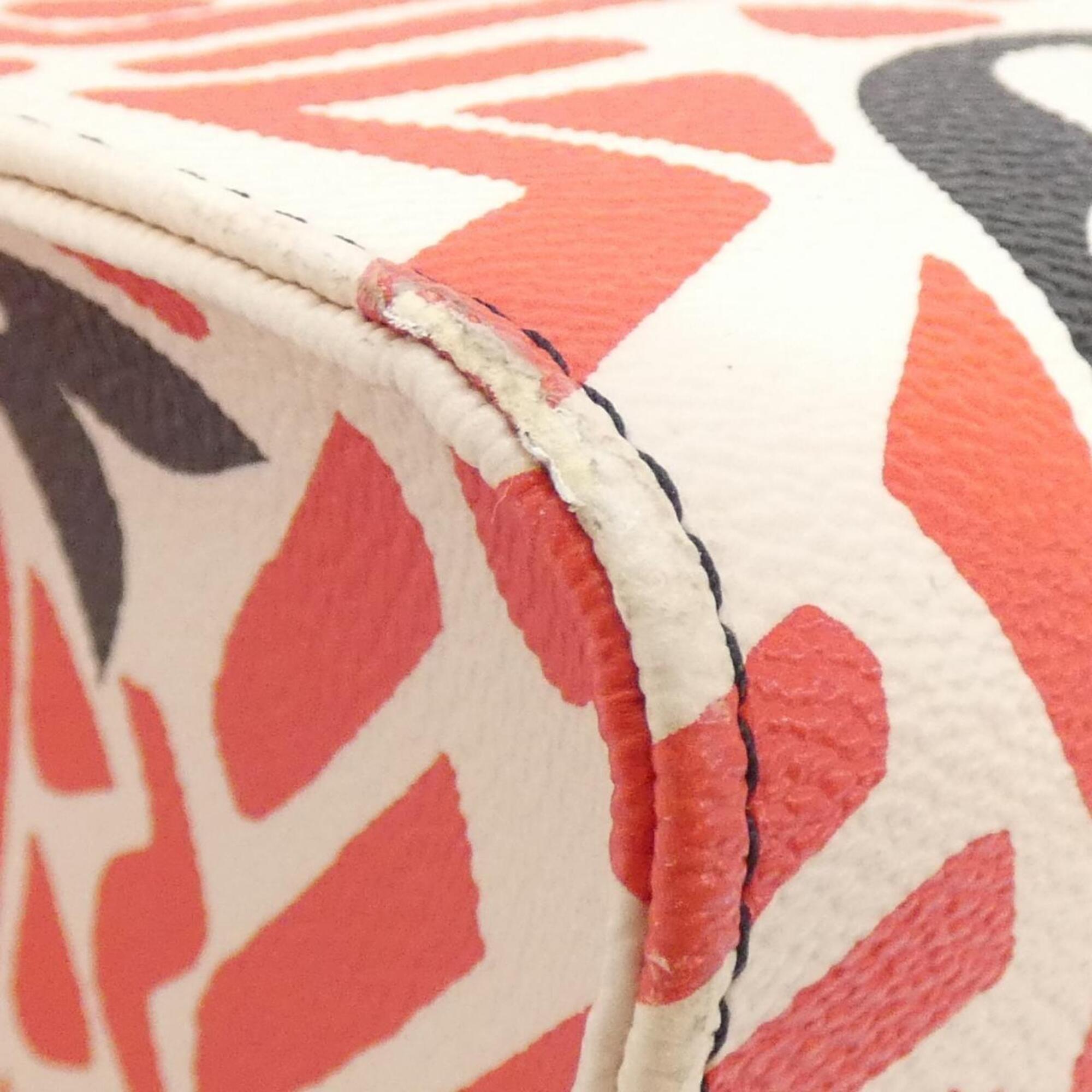 Louis Vuitton Cream Rouge Coated Canvas Handbag (Pre-Owned)