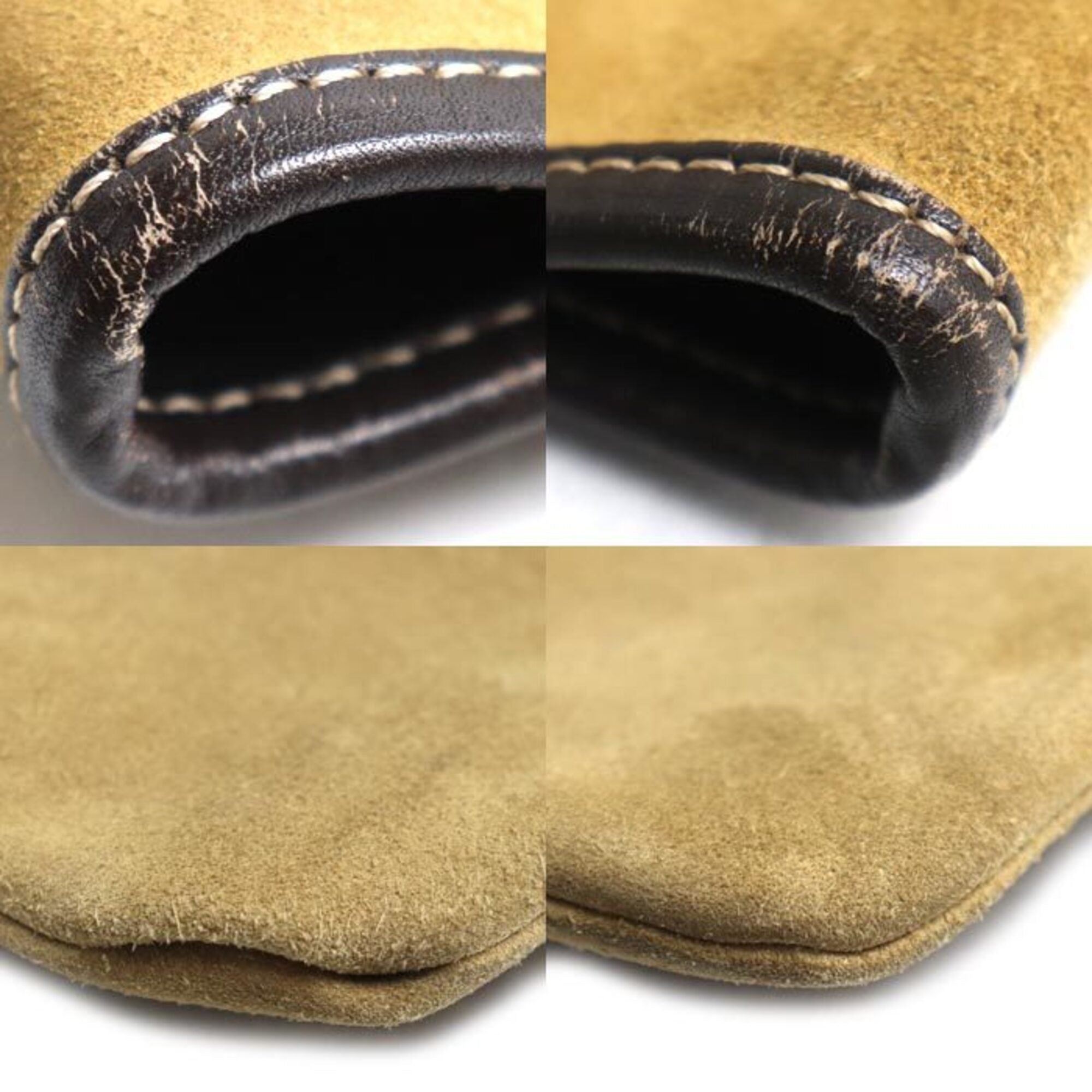 Loewe Beige Brown Suede Leather Tote Bag (Pre-Owned)