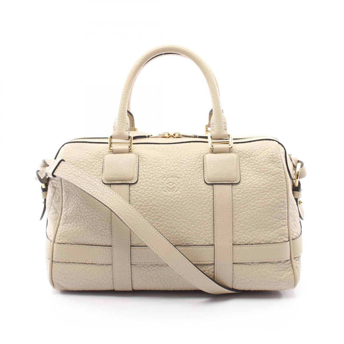 Loewe Beige Leather Handbag (Pre-Owned)