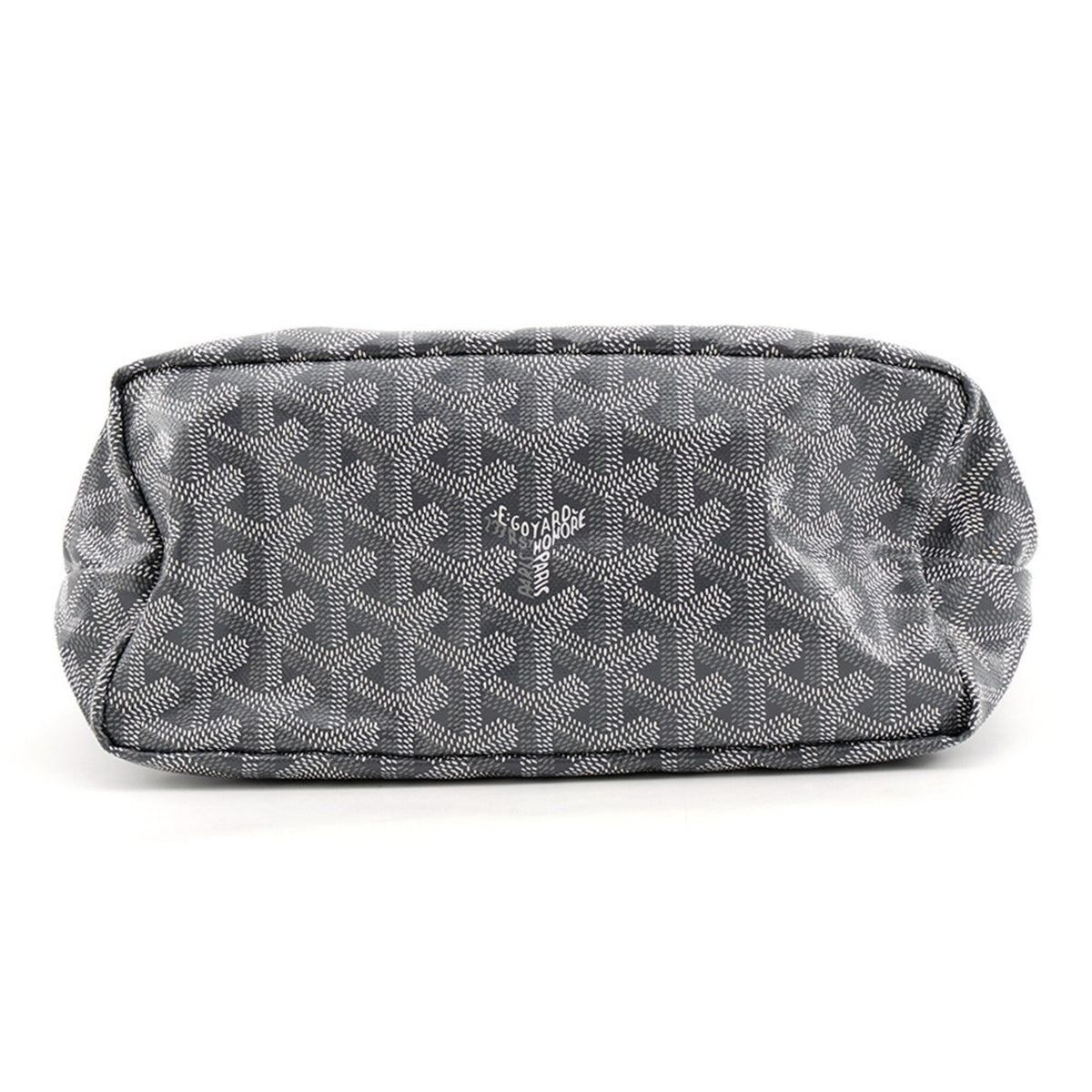 Goyard Gray Pvc Leather Handbag Pouch (Pre-Owned)