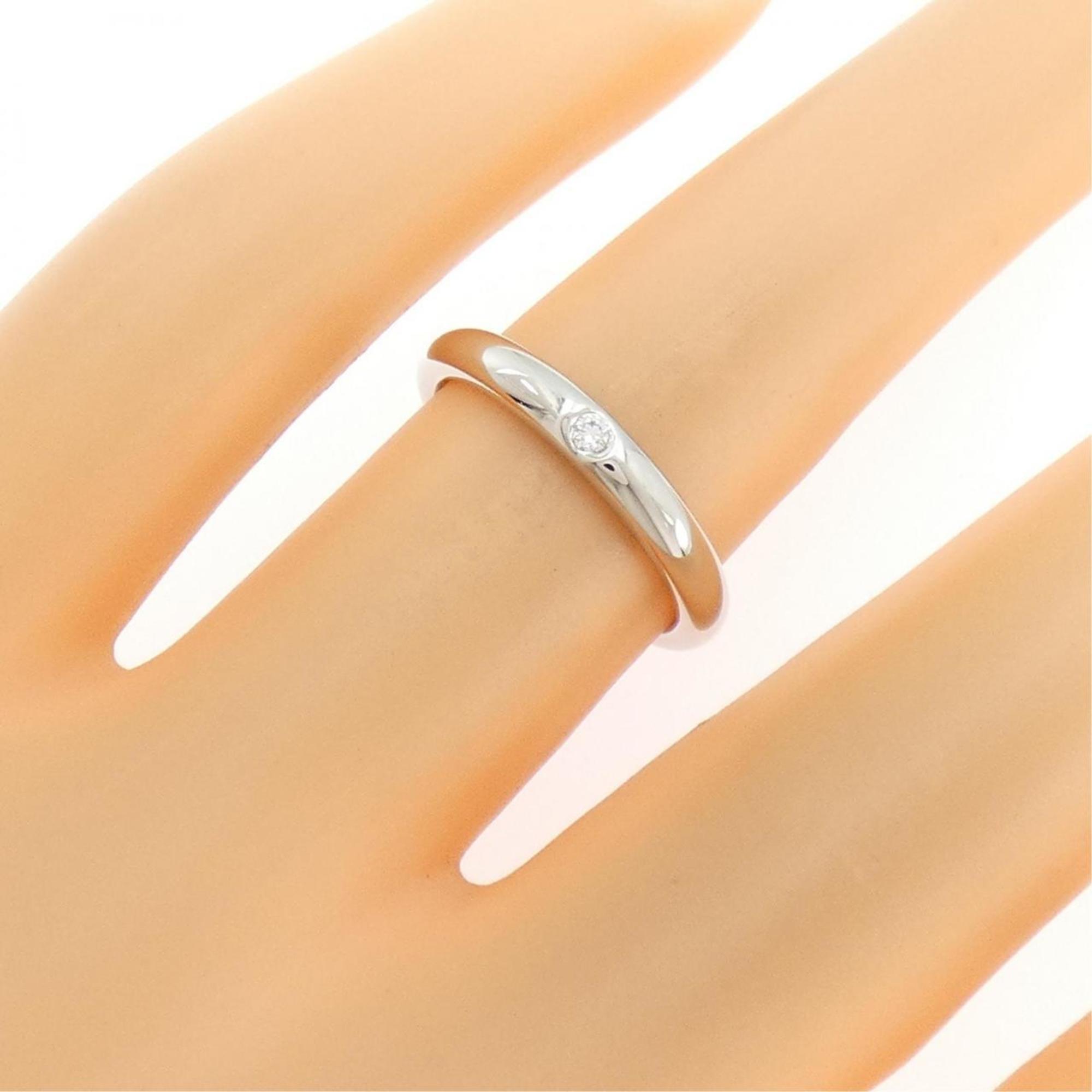 Tiffany Platinum Platinum 950 Band Ring (Pre-Owned)