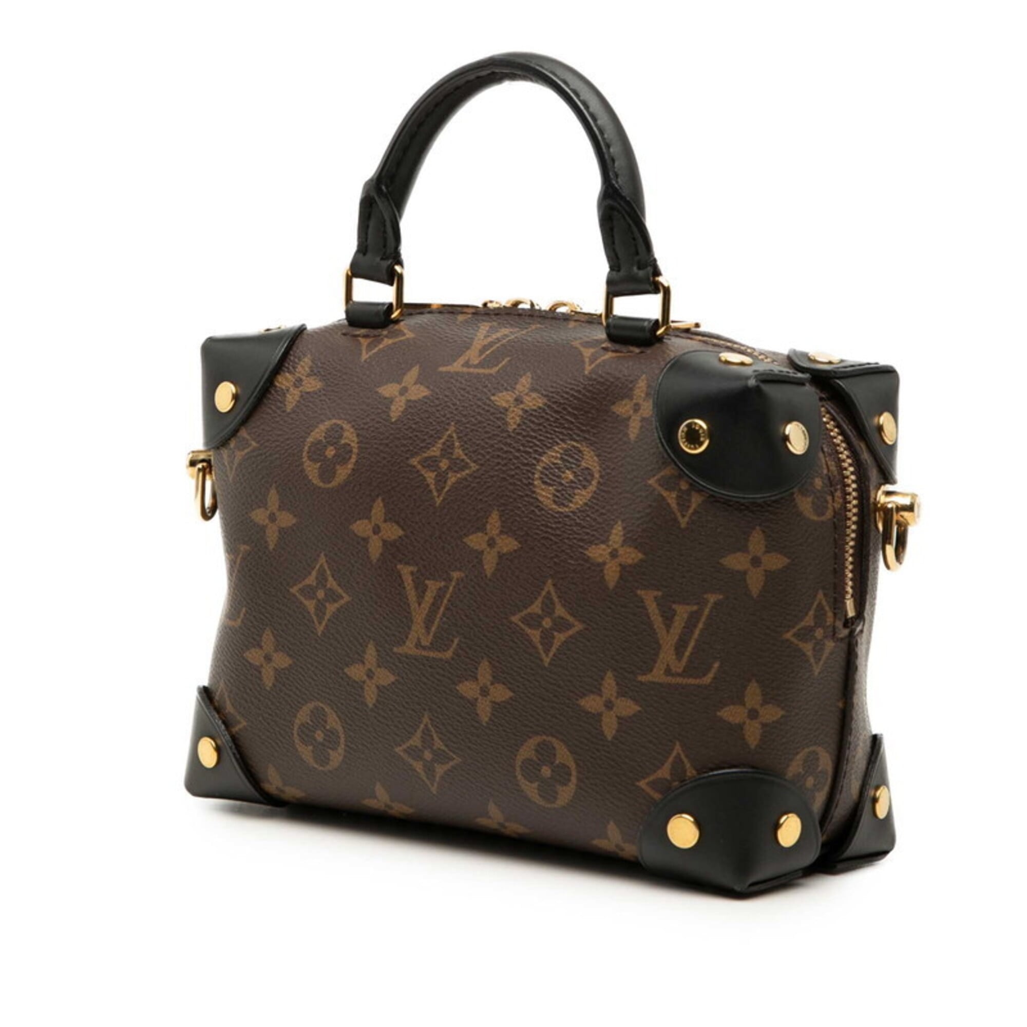 Louis Vuitton Brown Pvc Leather Handbag Shoulder Bag (Pre-Owned)