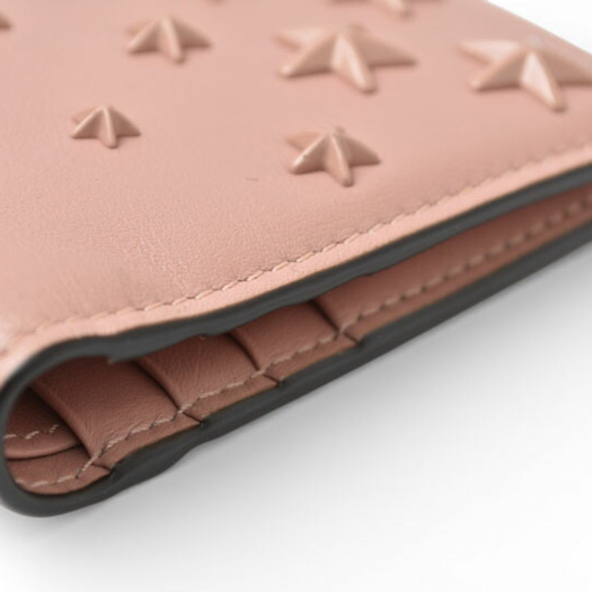 Jimmy Choo Pink Leather Wallet (Bi-Fold) (Pre-Owned)