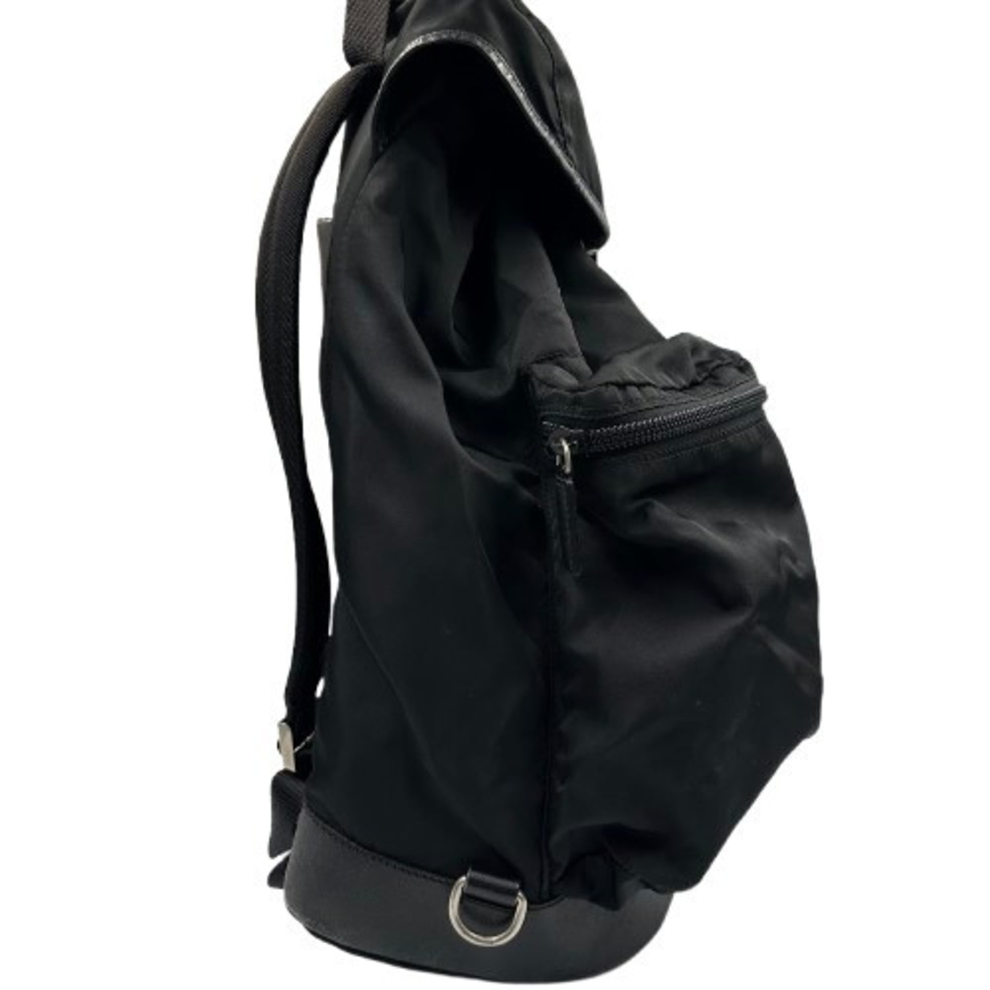 Prada Black Nylon Backpack (Pre-Owned)