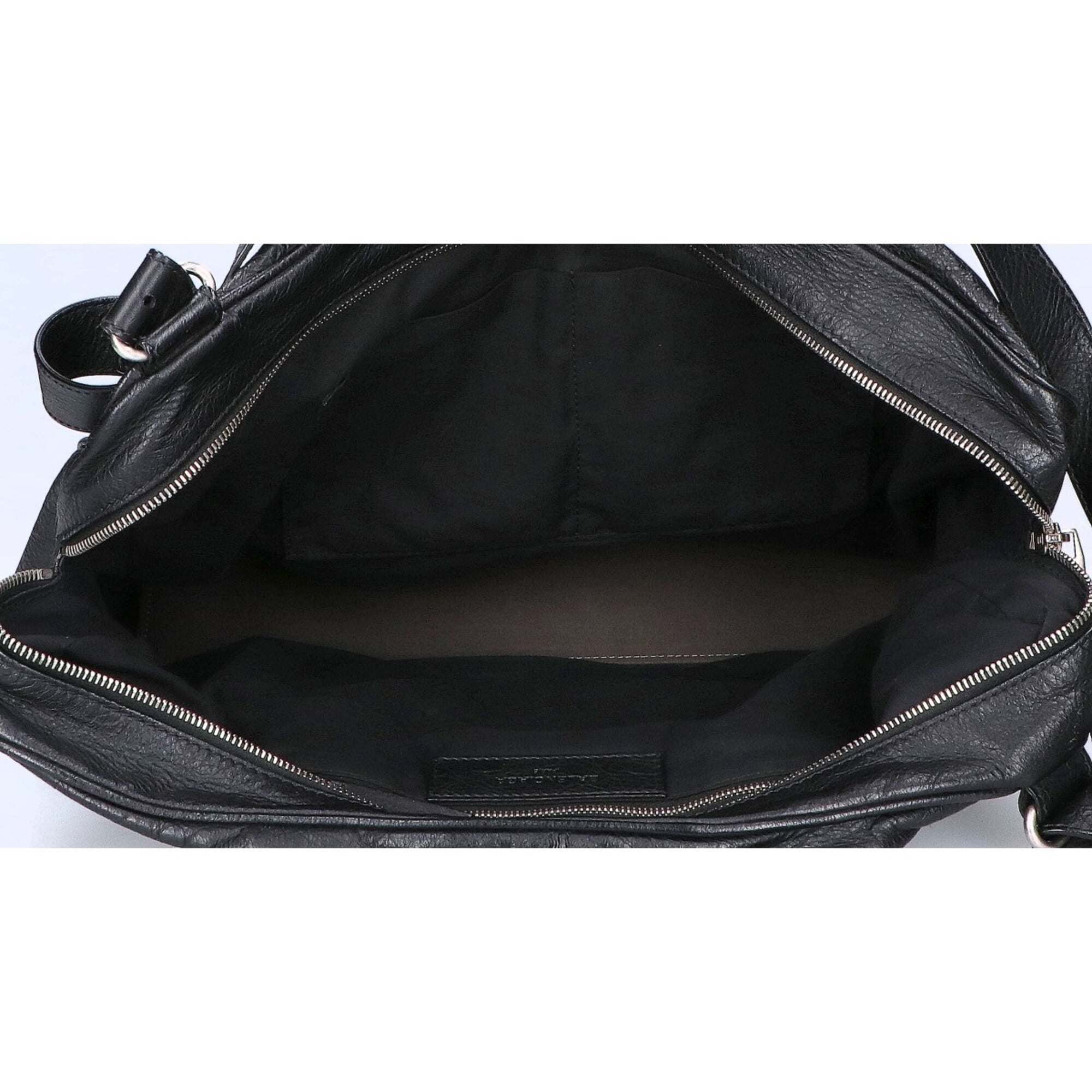 Balenciaga Black Leather Briefcase Shoulder Bag (Pre-Owned)