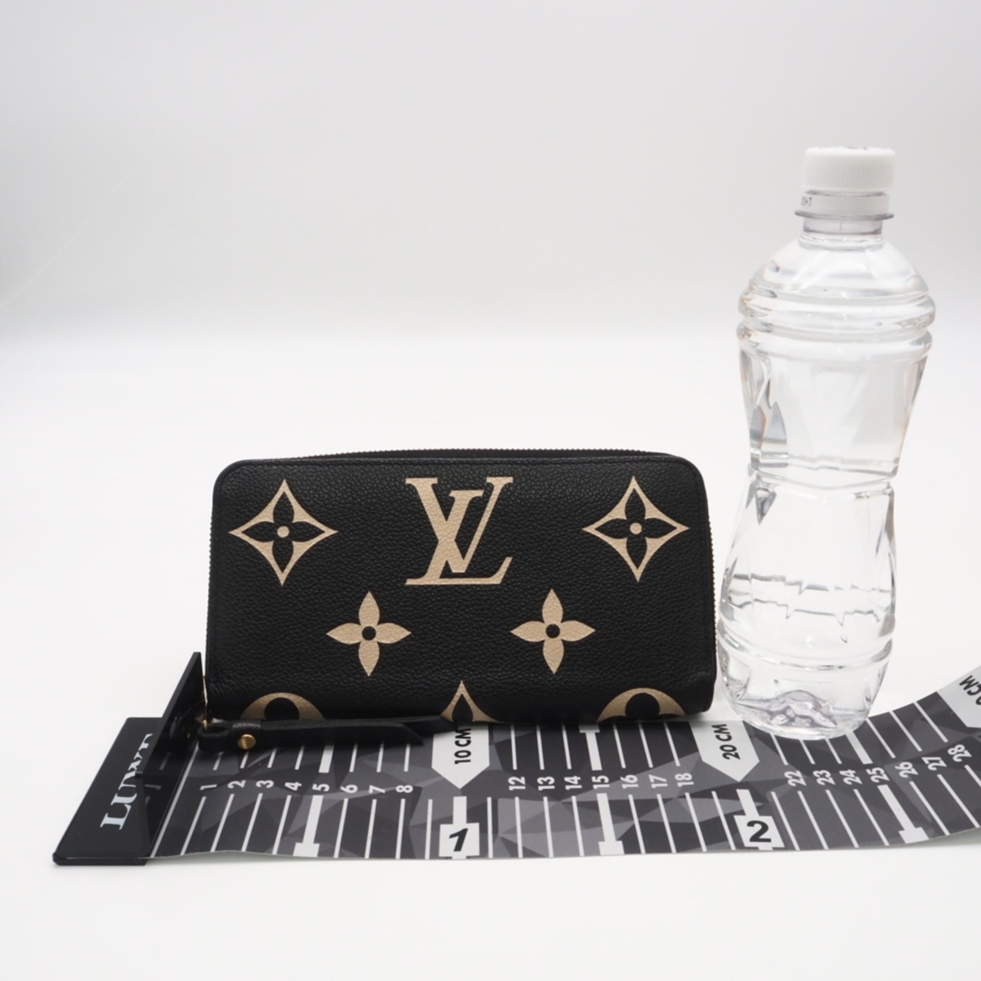 Louis Vuitton Bicolor Black Galle Monogram Monogram Empreinte Long Wallet (Bi-Fold) (Pre-Owned)