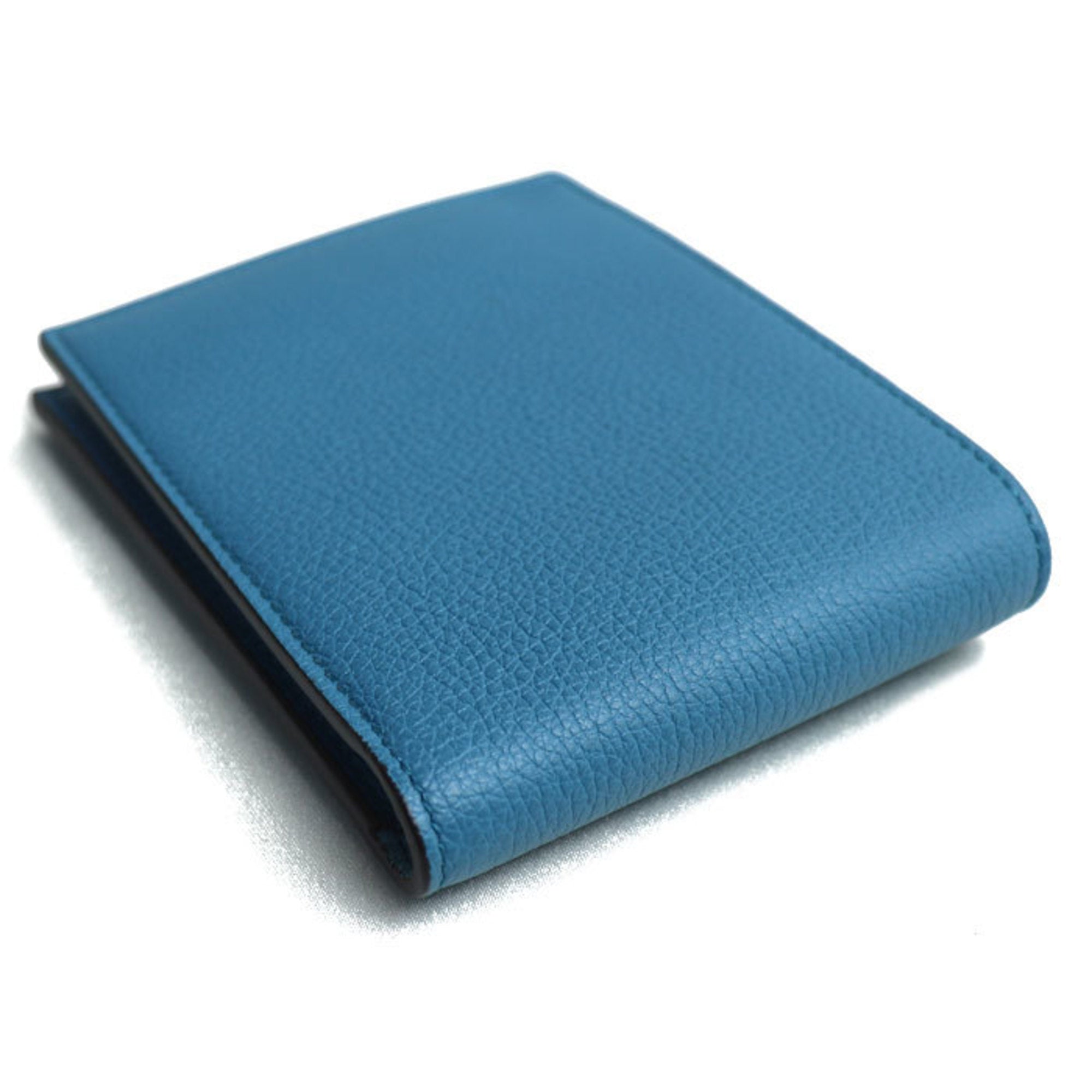 Gucci Blue Leather Wallet (Bi-Fold) (Pre-Owned)