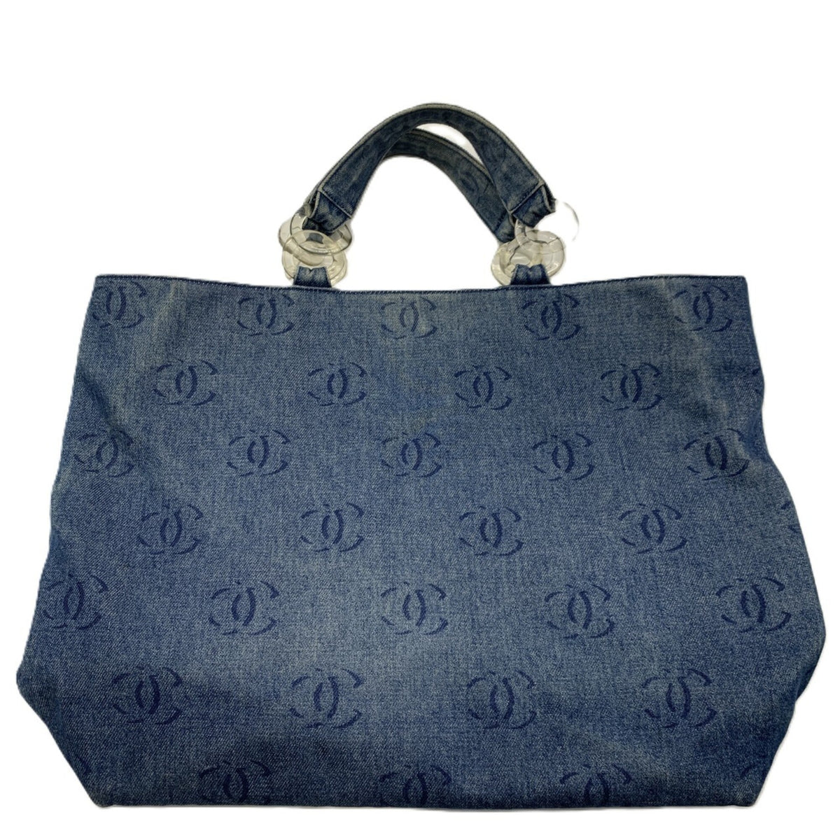 Chanel Denim Denim Tote Bag (Pre-Owned)