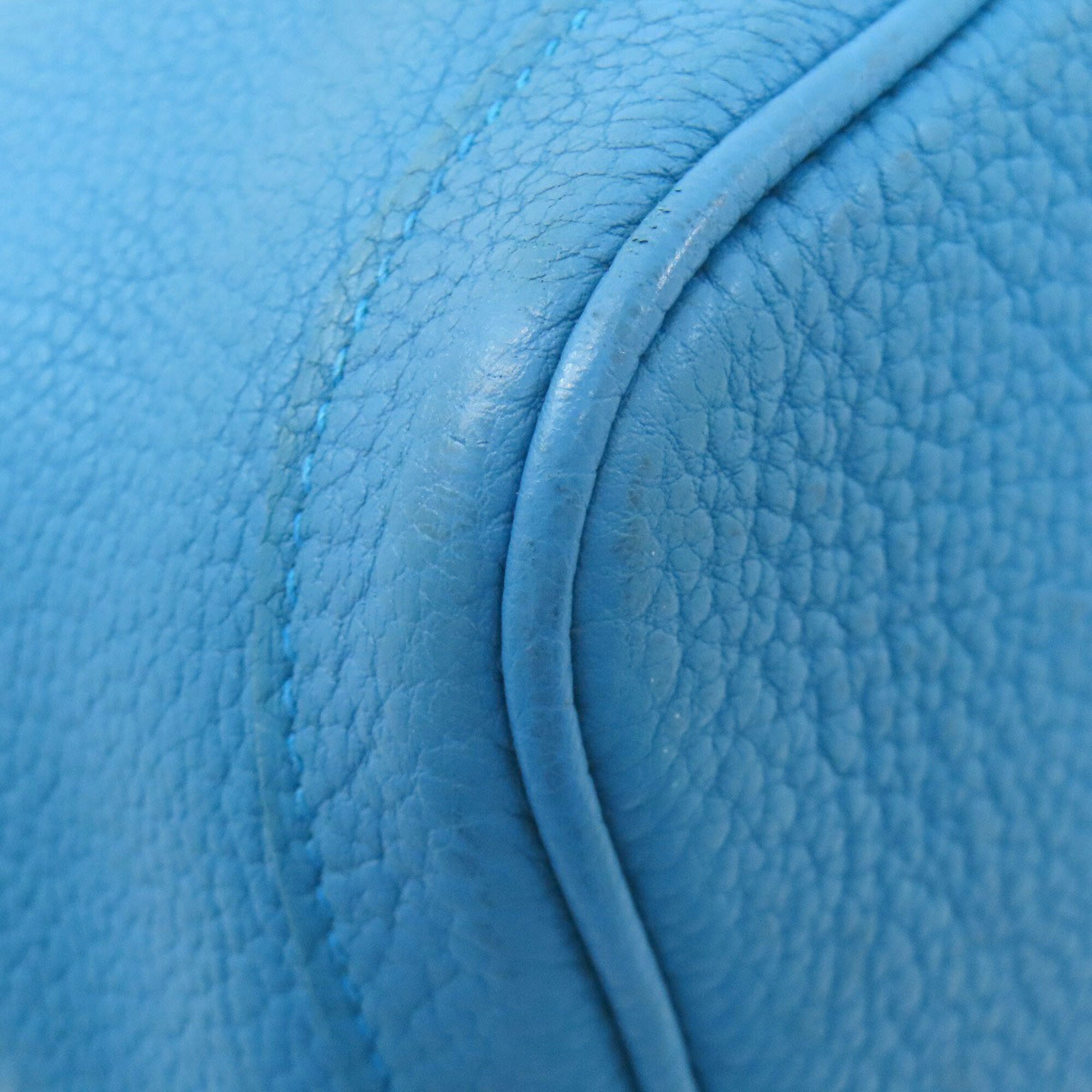 Hermes Blue Negonda Leather Handbag (Pre-Owned)