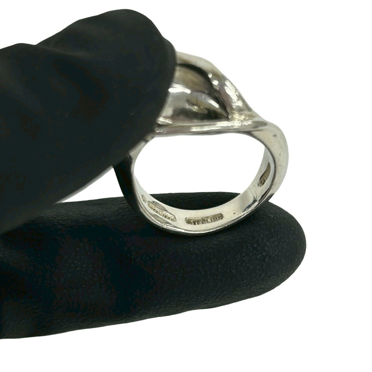Tiffany Silver Silver 925 Band Ring (Pre-Owned)