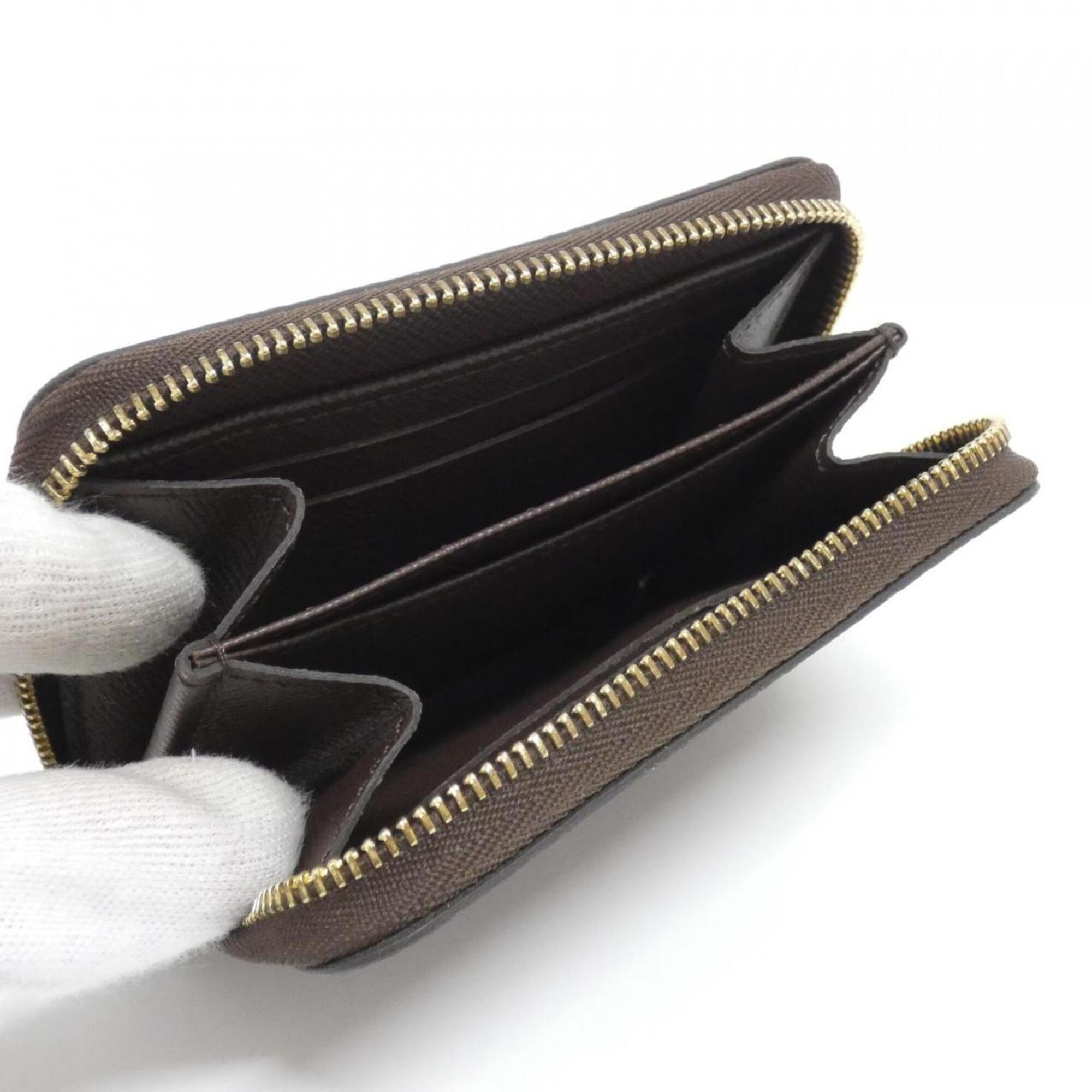 Louis Vuitton Damier Ebene Coated Canvas Coin Purse/Coin Case (Pre-Owned)