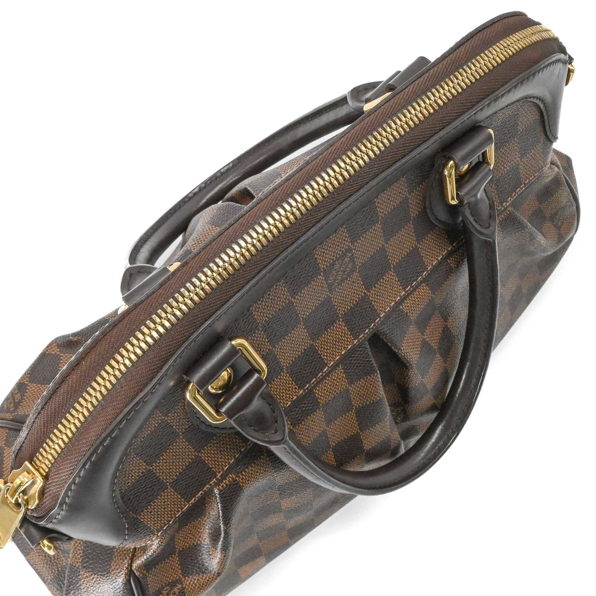 Louis Vuitton Brown Damier Canvas Handbag Shoulder Bag (Pre-Owned)
