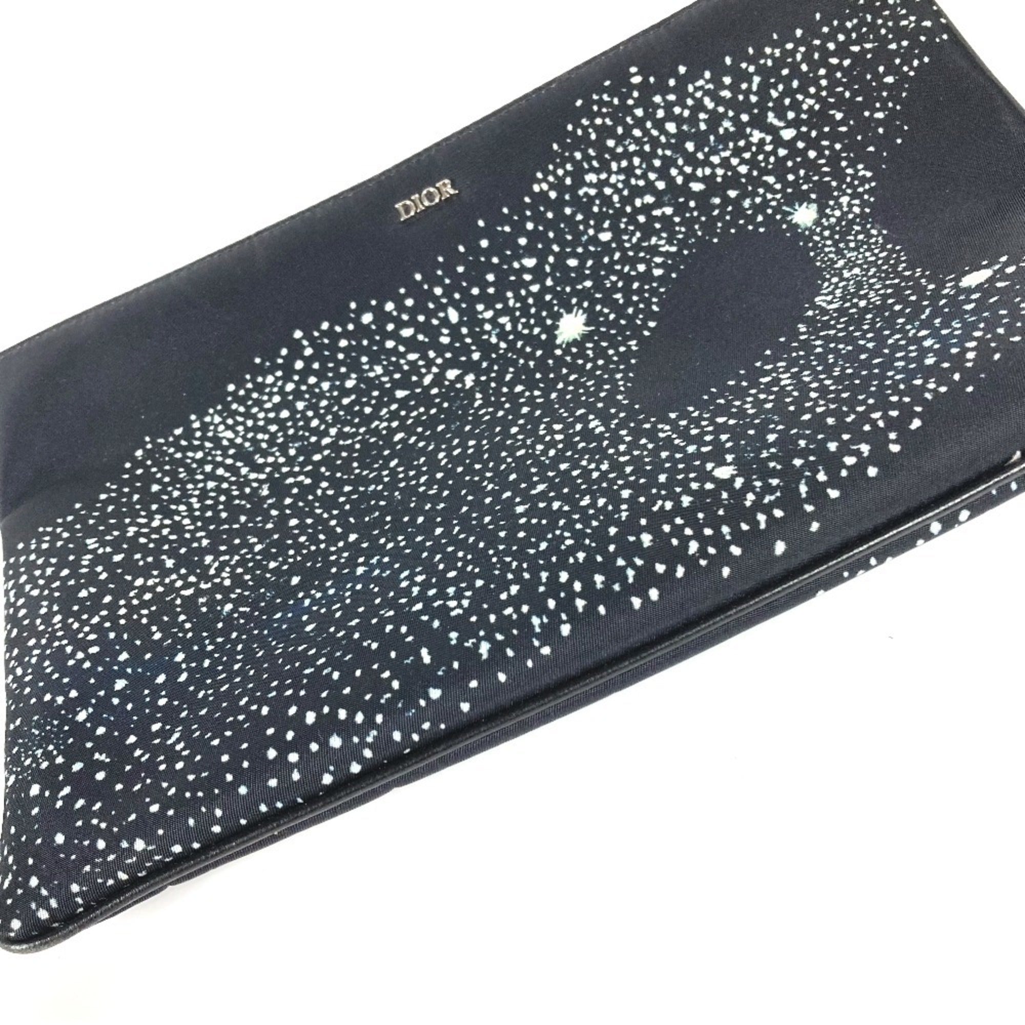 Christian Dior Black Nylon Clutch Bag Pouch (Pre-Owned)