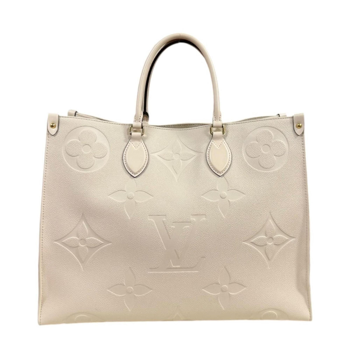 Louis Vuitton Beige Off-White Monogram Empreinte Shoulder Bag (Pre-Owned)