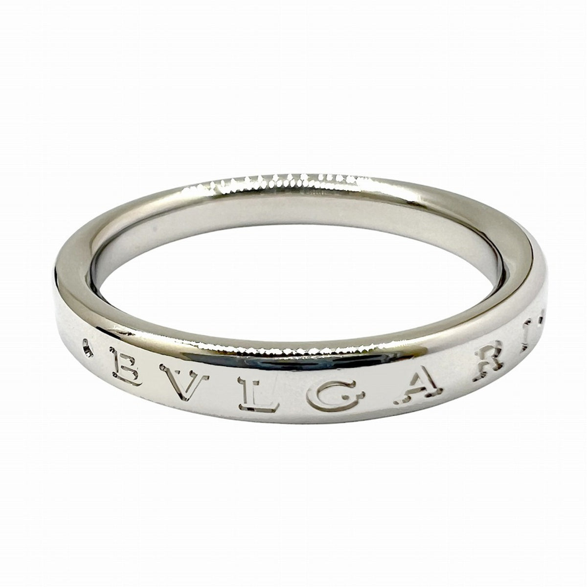Bvlgari Platinum Platinum 950 Band Ring (Pre-Owned)