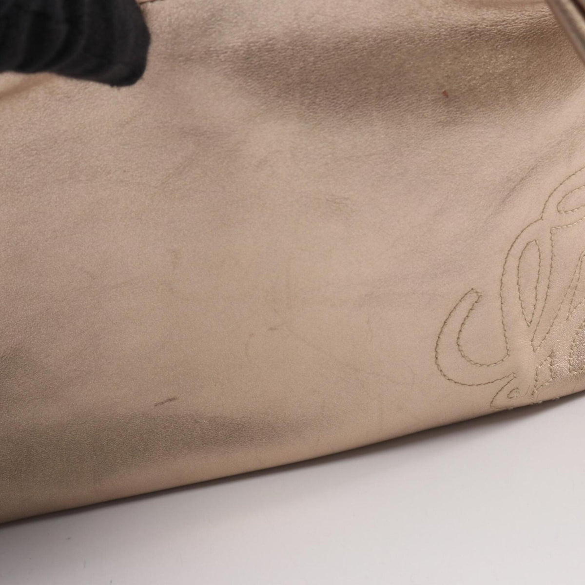 Loewe Gold Leather Handbag (Pre-Owned)