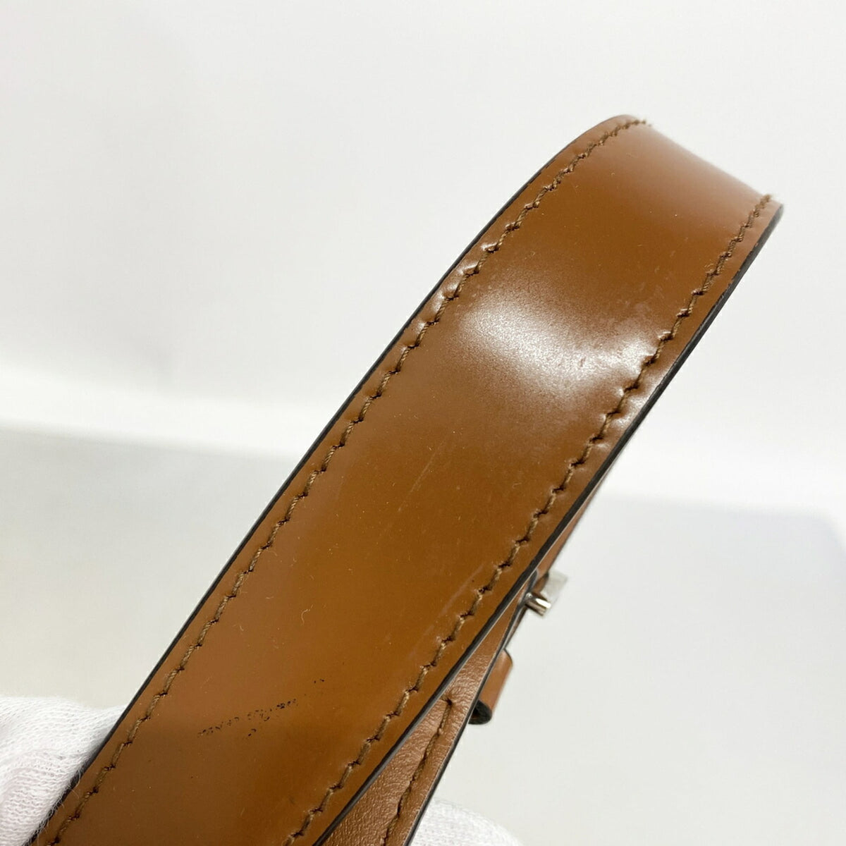 Prada Brown Leather Shoulder Bag (Pre-Owned)