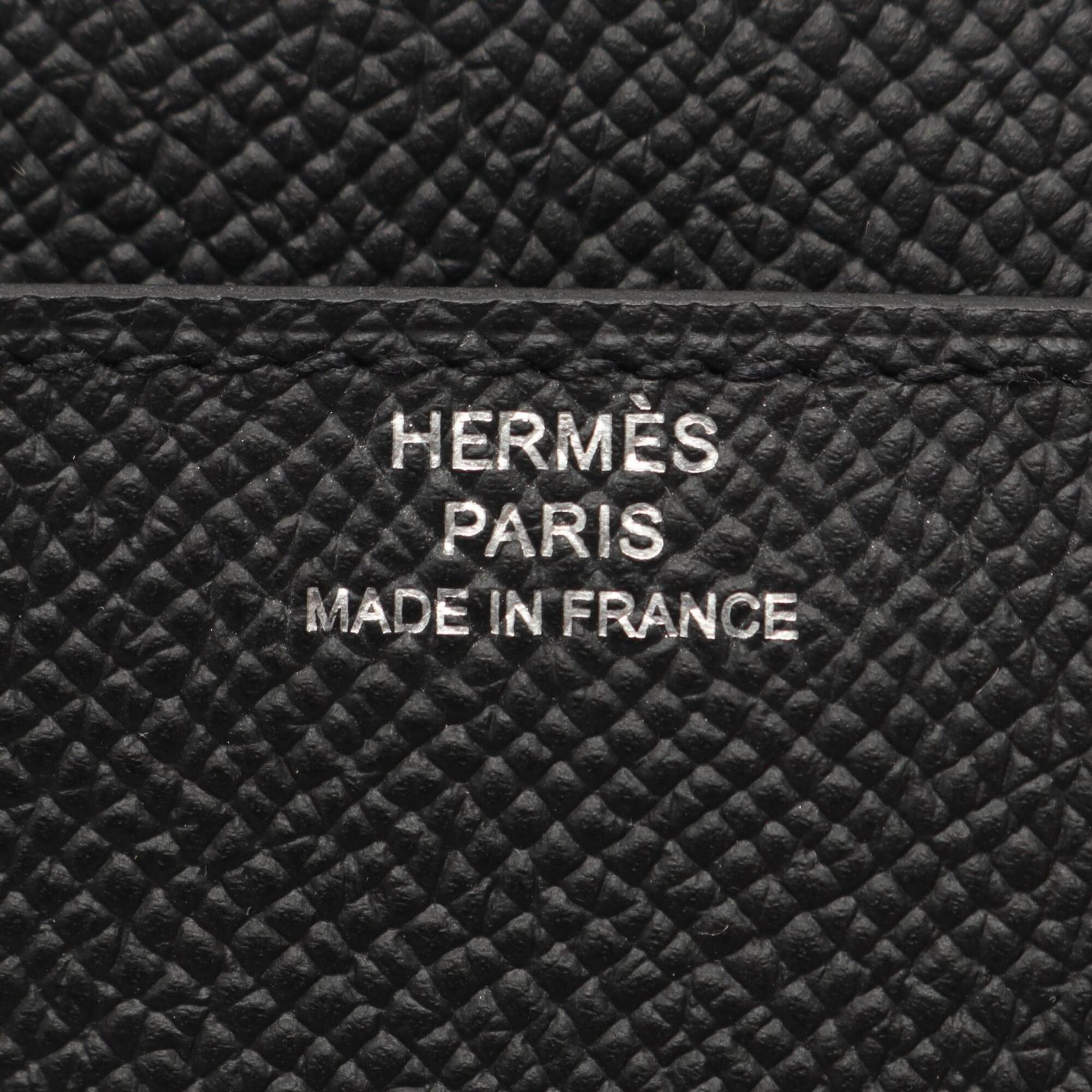 Hermes Black Epsom Leather Shoulder Bag (Pre-Owned)