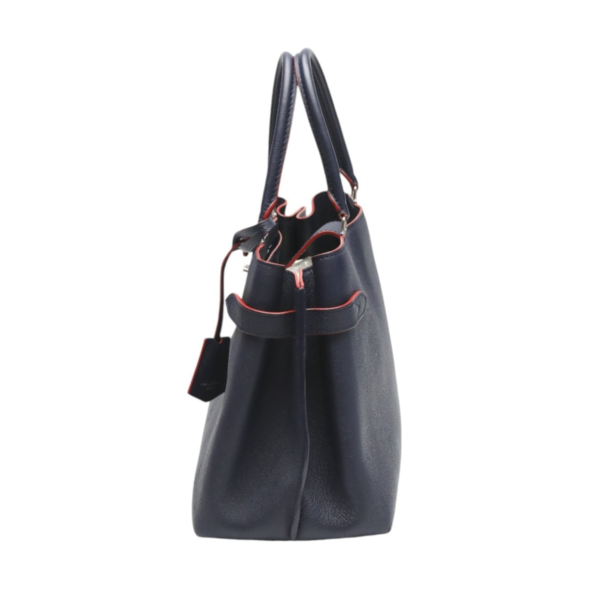 Louis Vuitton Navy Red Color Handbag (Pre-Owned)
