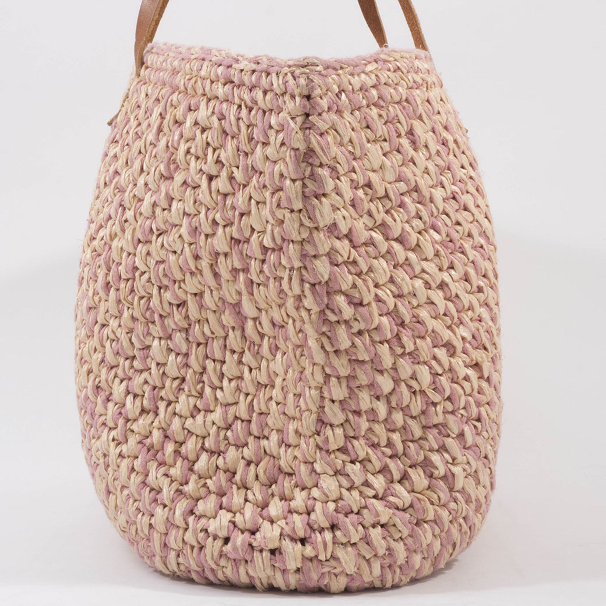 Fendi Pink Straw Tote Bag (Pre-Owned)