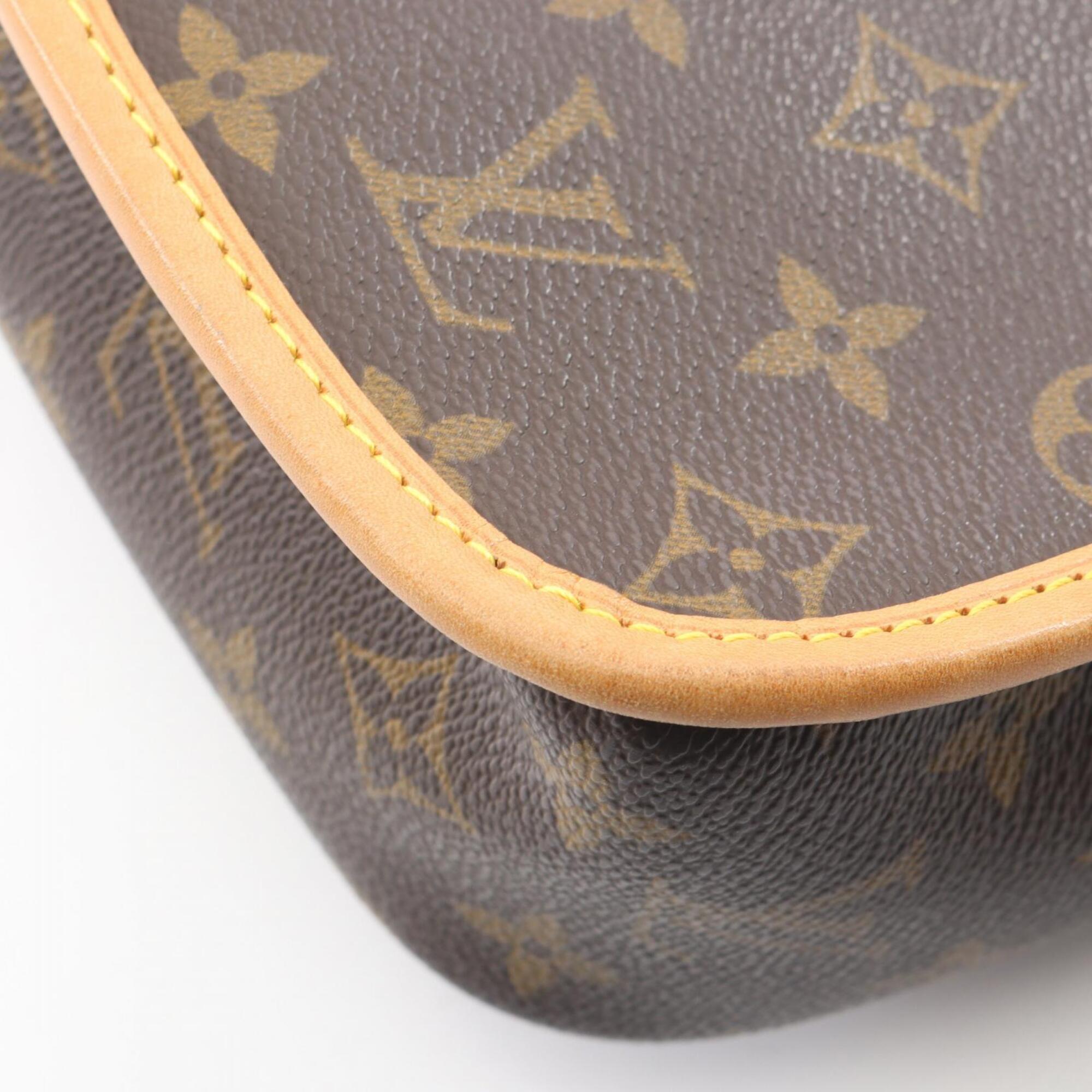 Louis Vuitton Brown Pvc Leather Handbag Shoulder Bag (Pre-Owned)