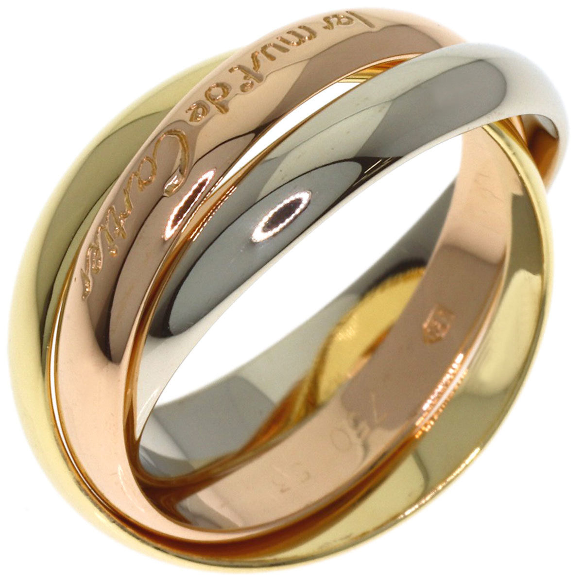 Cartier Yellow Gold (18K) Pink Gold (18K) White Gold (18K) Band Ring (Pre-Owned)