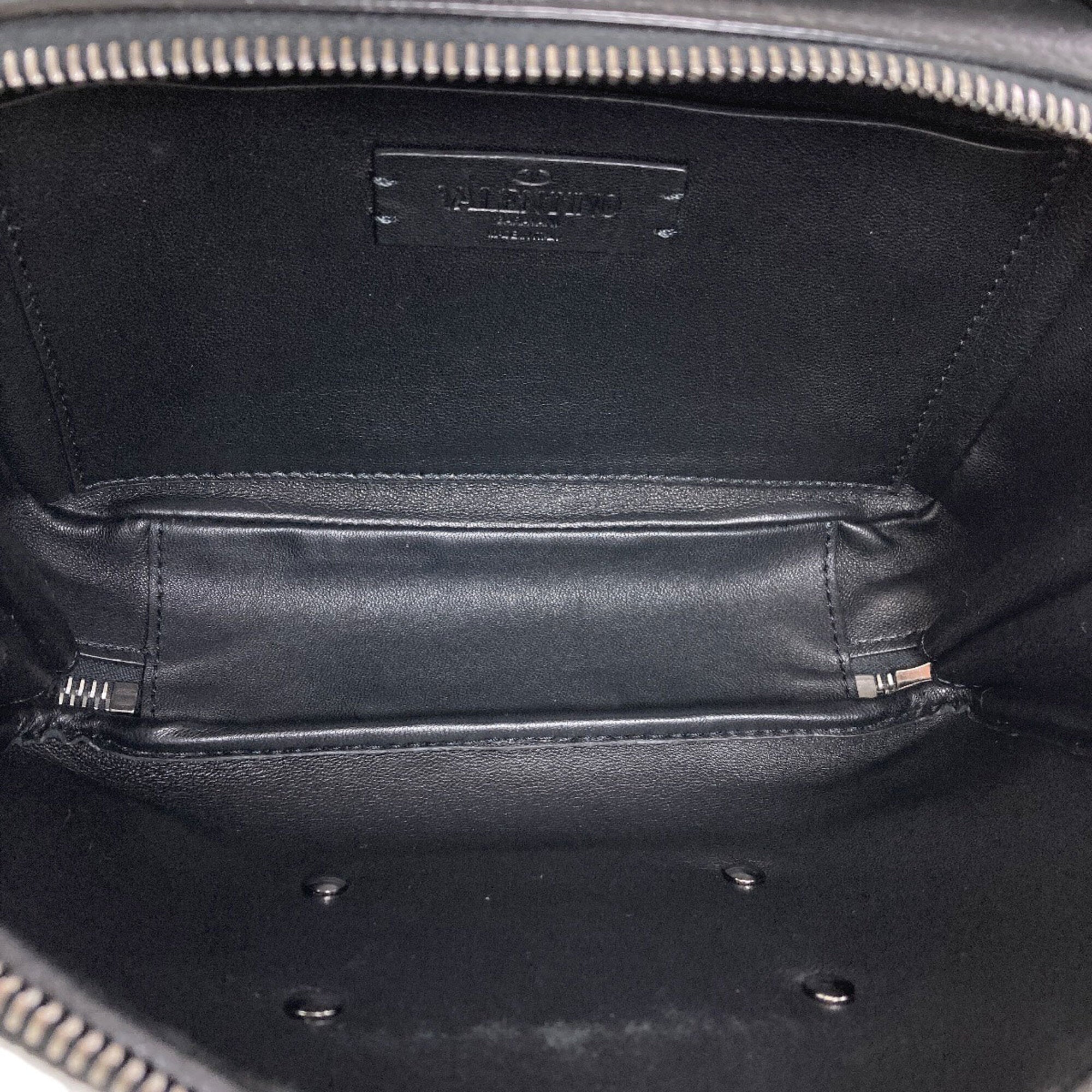 Valentino Black Leather Handbag (Pre-Owned)