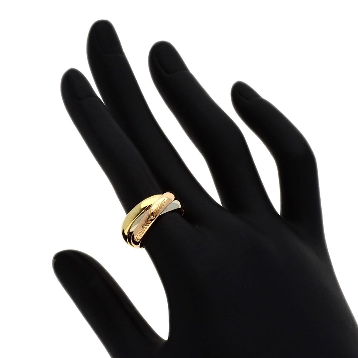 Cartier Trinity Yellow Gold (18K) Pink Gold (18K) White Gold (18K) Band Ring (Pre-Owned)