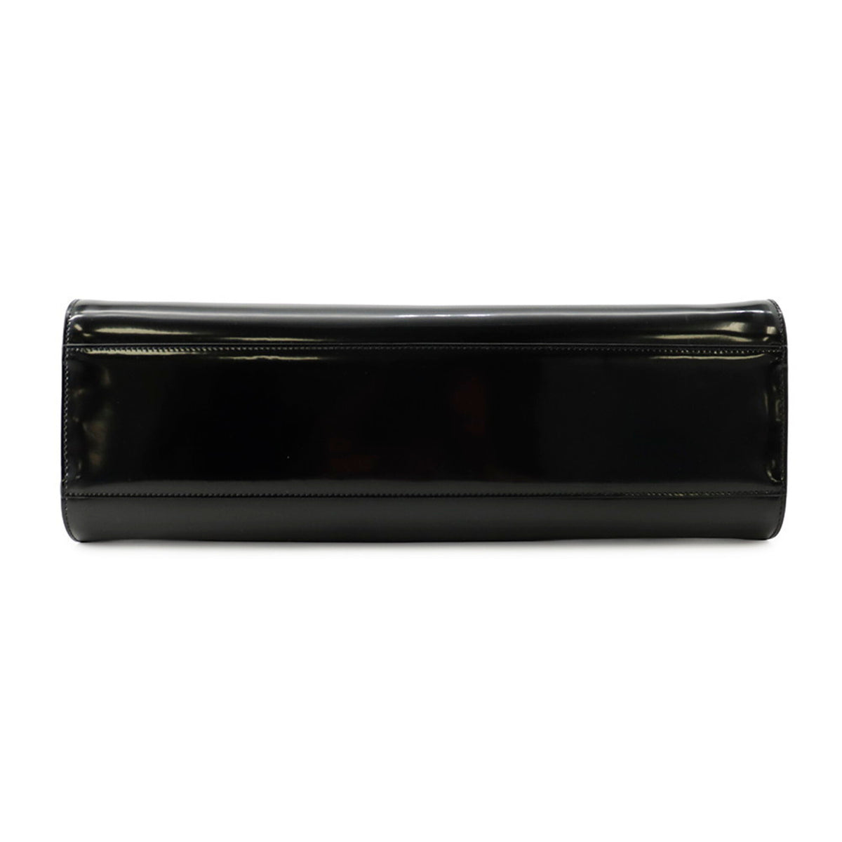 Yves Saint Laurent Black Patent Leather Handbag Pouch (Pre-Owned)