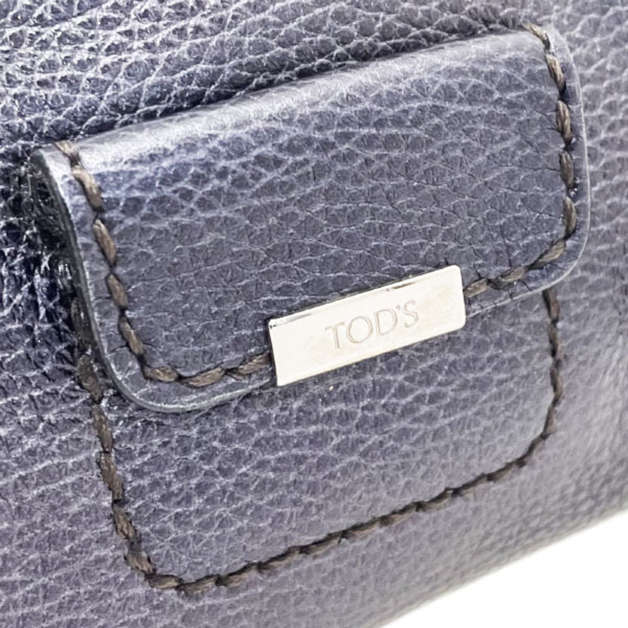 Tod's Leather Handbag Tote Bag (Pre-Owned)