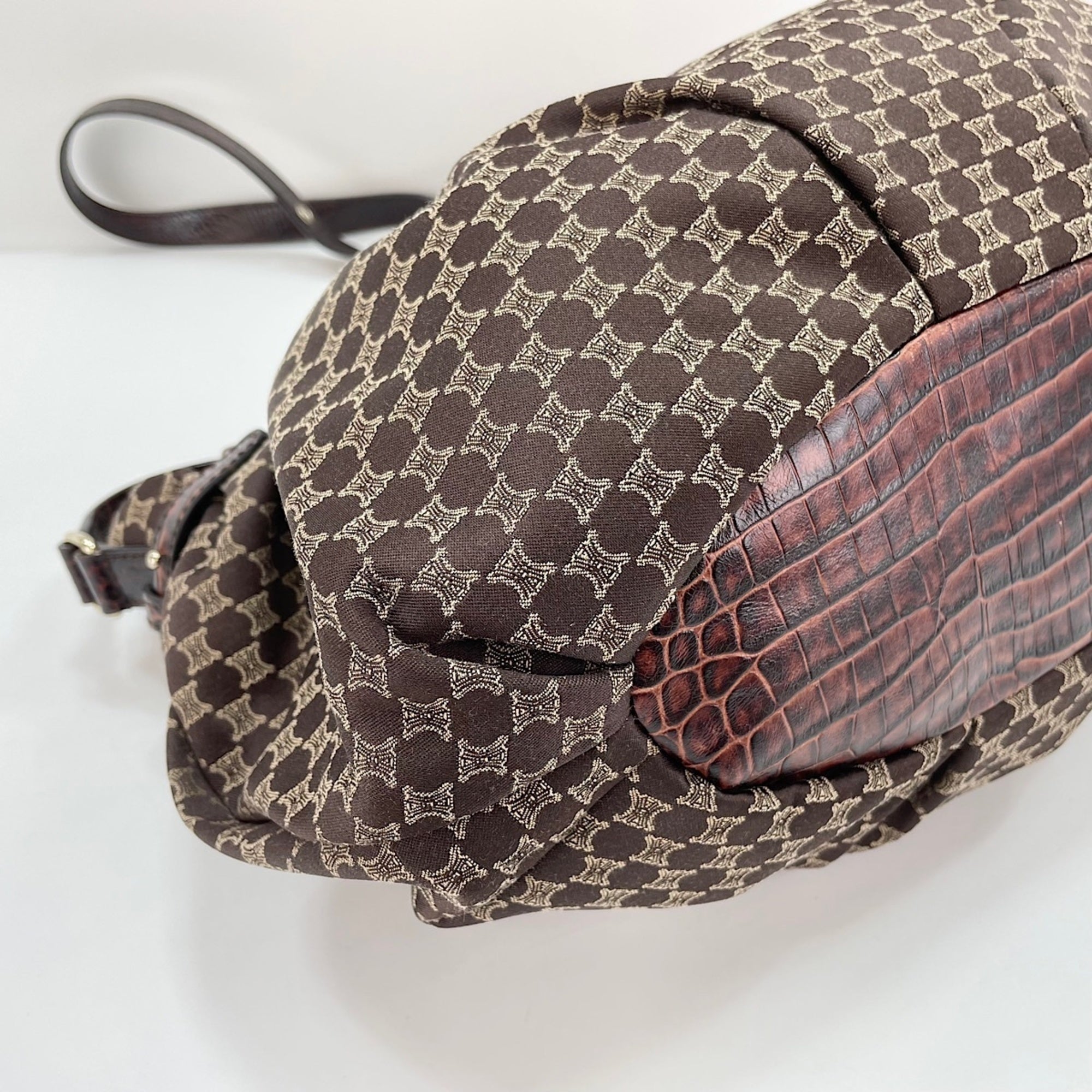 Celine Macadam Brown Handbag (Pre-Owned)
