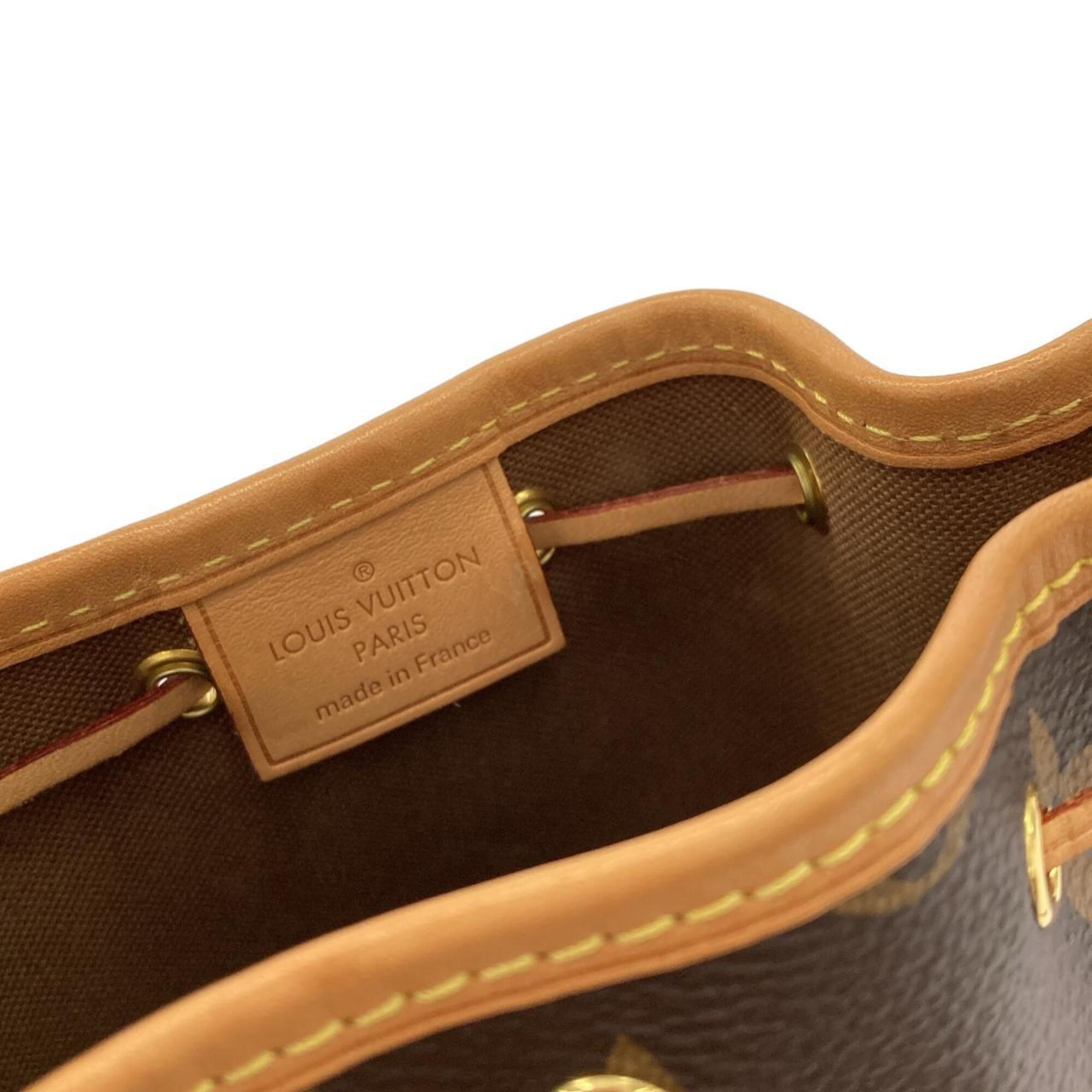 Louis Vuitton Marron Coated Canvas Shoulder Bag (Pre-Owned)