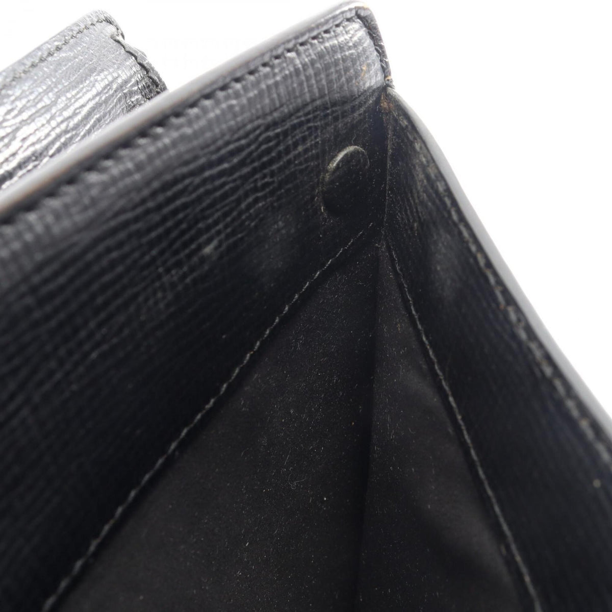 Loewe Black Leather Clutch Bag Handbag (Pre-Owned)