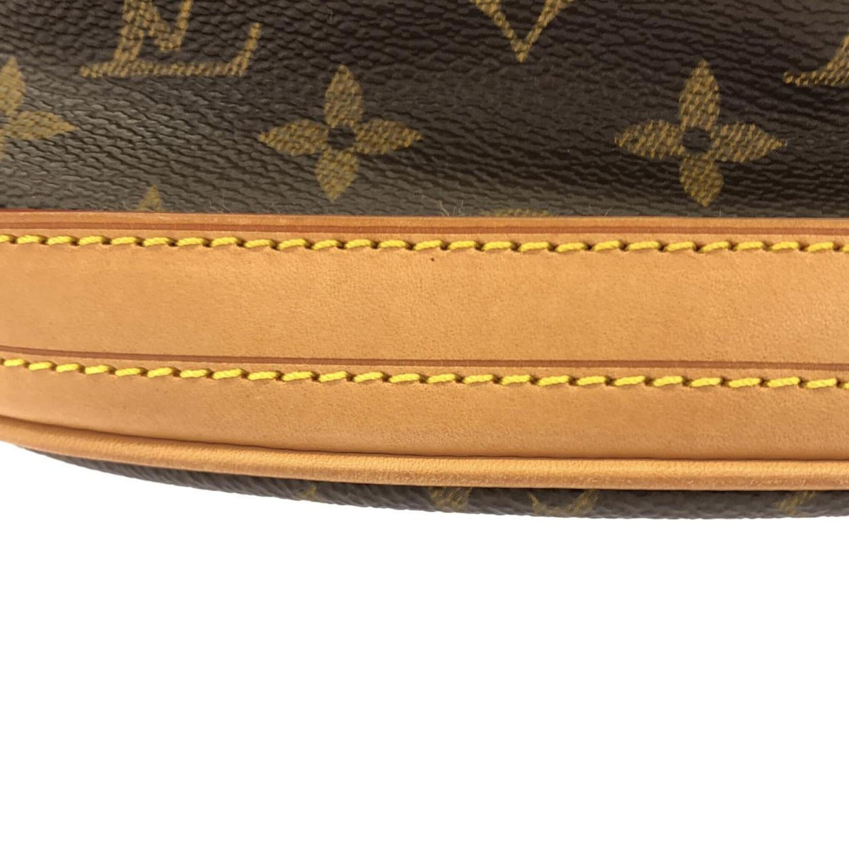 Louis Vuitton Marron Coated Canvas Pouch Shoulder Bag (Pre-Owned)