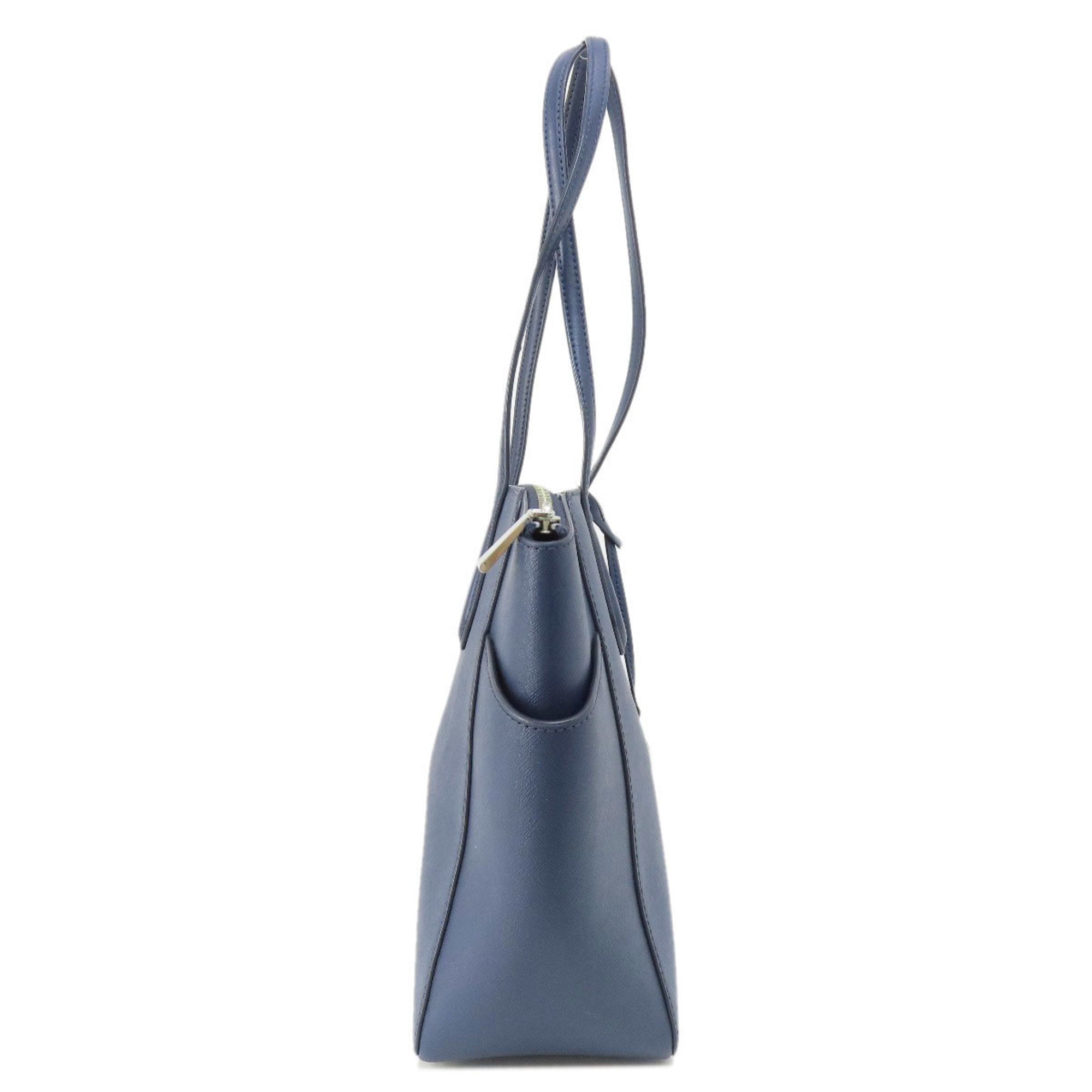 Michael Kors Navy Leather Tote Bag (Pre-Owned)