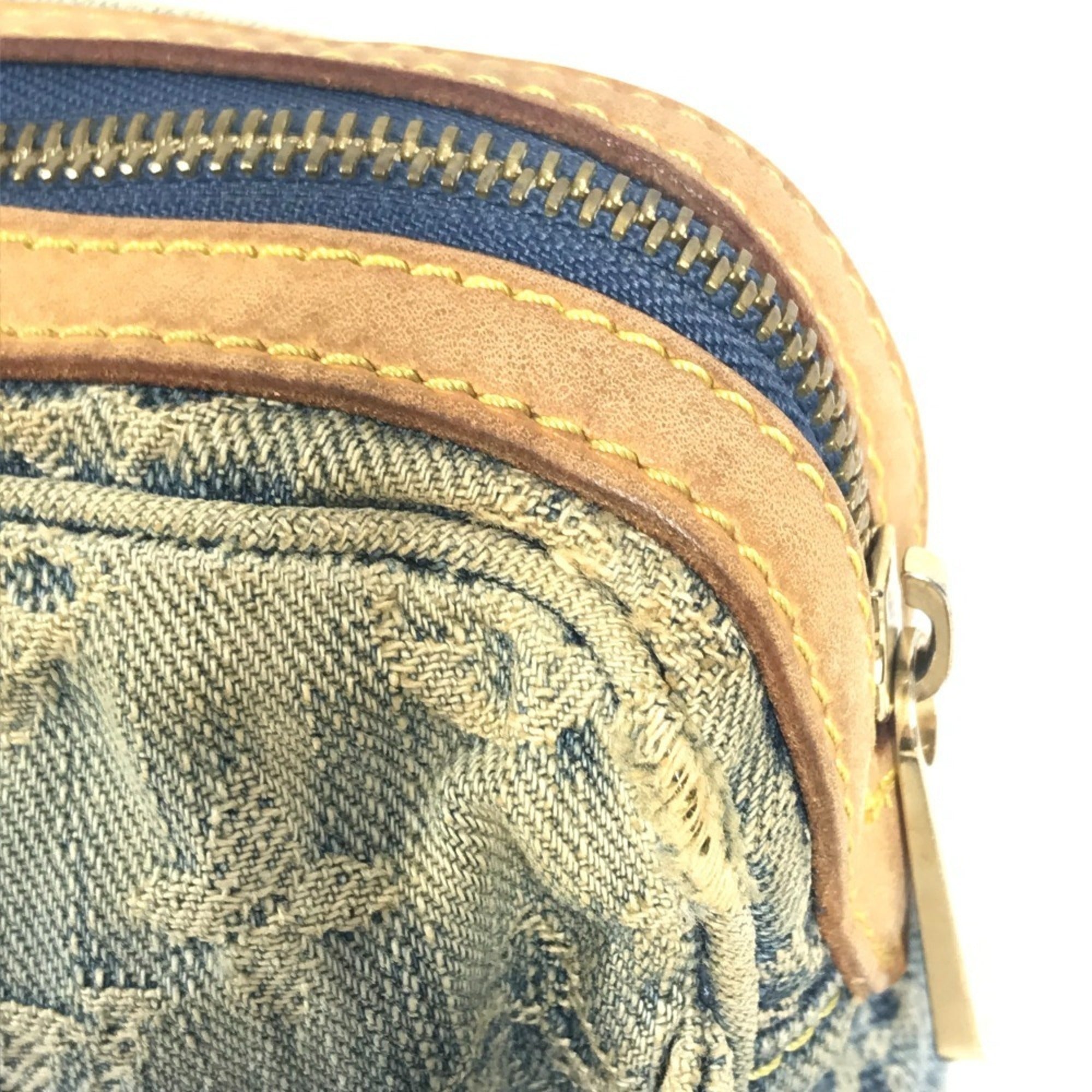 Louis Vuitton Monogram Denim Blue Monogram Monogram Denim Sling Bag (Pre-Owned)