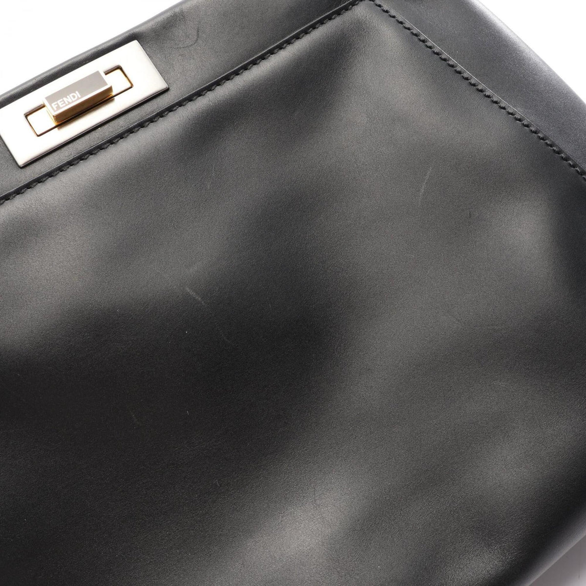 Fendi Black Leather Handbag (Pre-Owned)