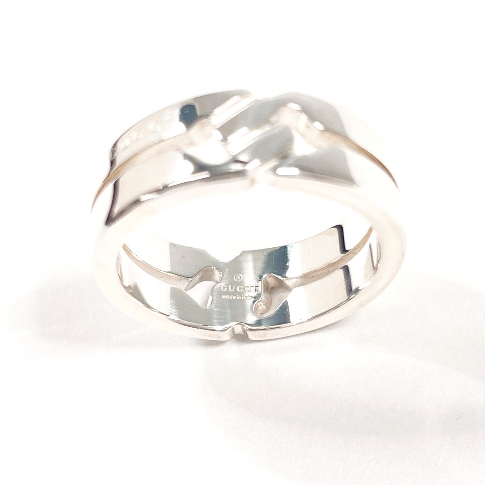 Gucci Silver Silver 925 Band Ring (Pre-Owned)