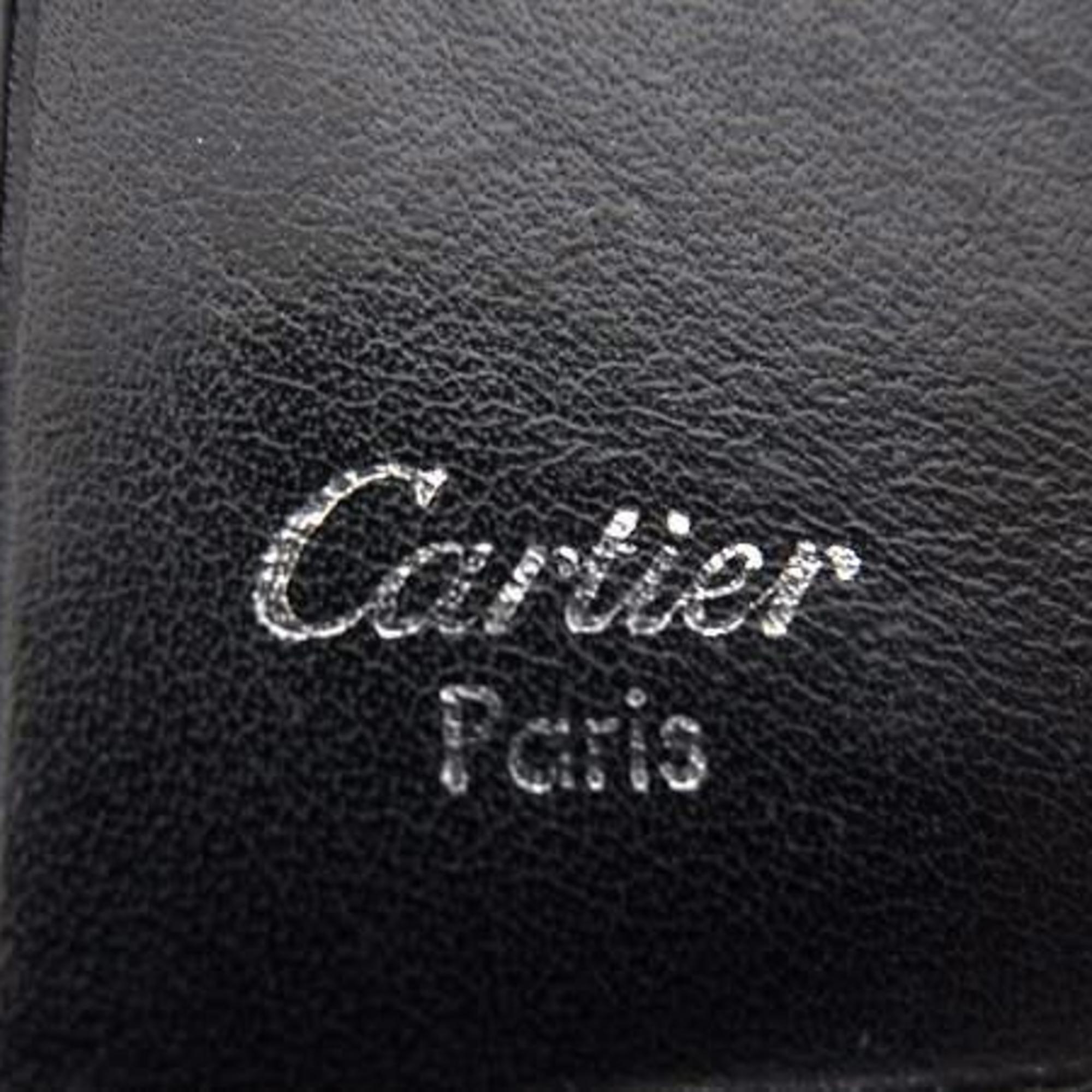 Cartier Black Patent Leather Wallet (Tri-Fold) (Pre-Owned)