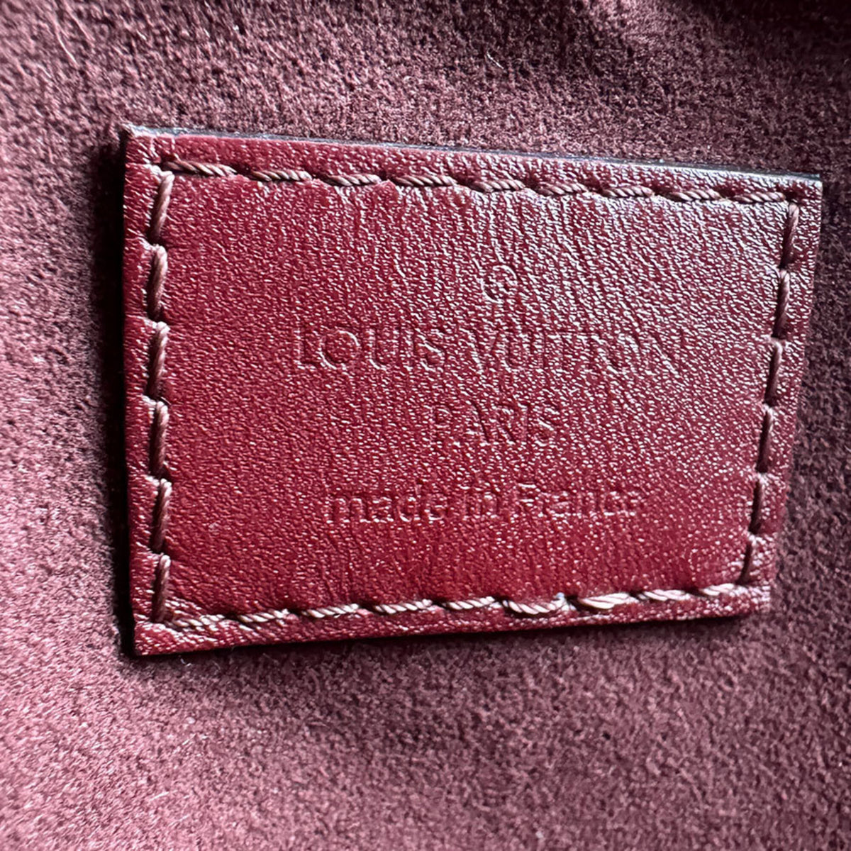 Louis Vuitton Bordeaux Brown Monogram Canvas Handbag Shoulder Bag (Pre-Owned)