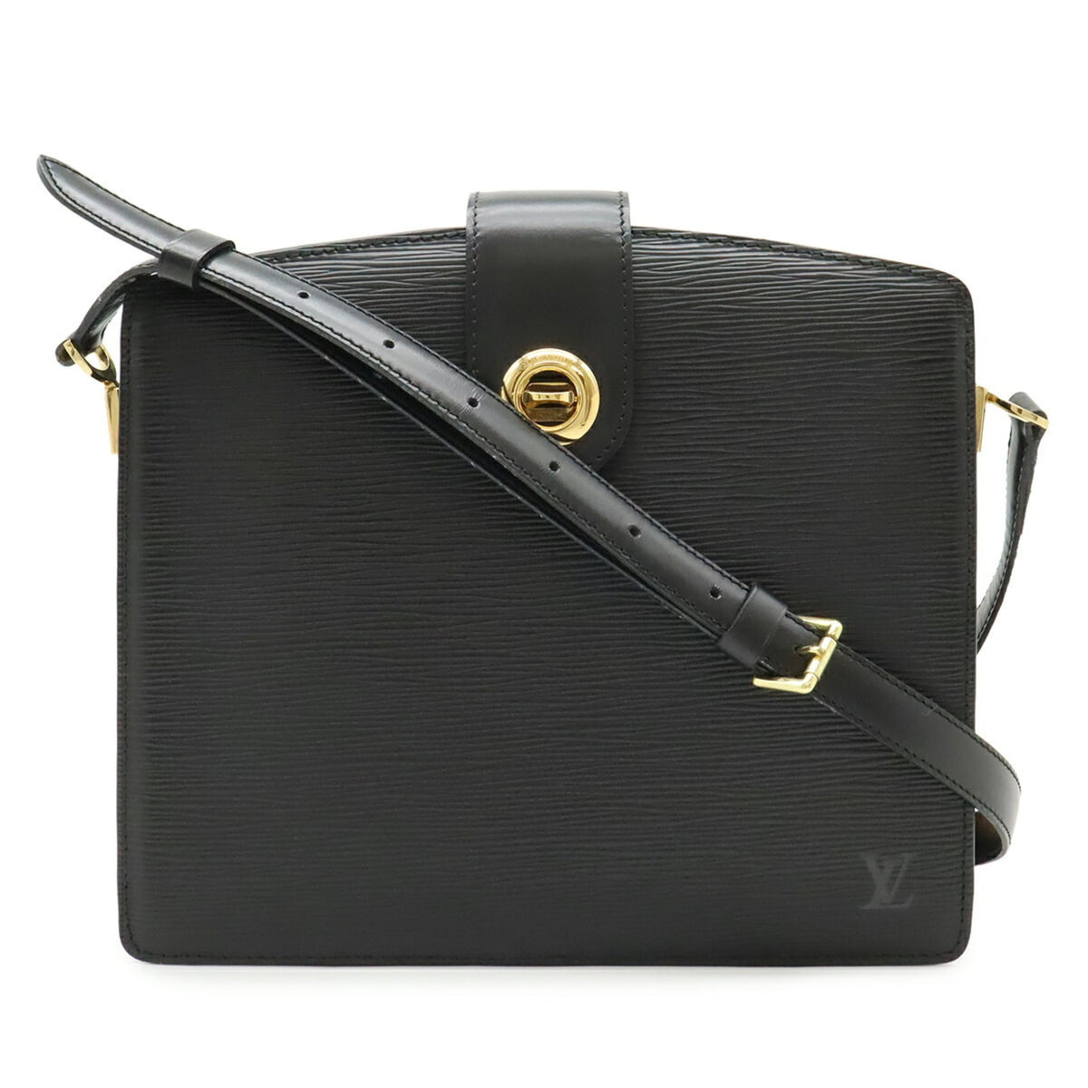 Louis Vuitton Epi Black Noir Epi Leather Shoulder Bag (Pre-Owned)