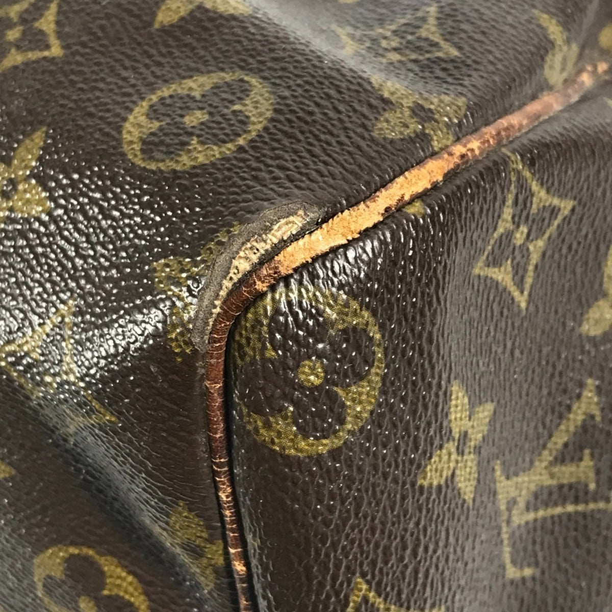 Louis Vuitton Brown Monogram Canvas Boston Bag Handbag Tote Bag (Pre-Owned)