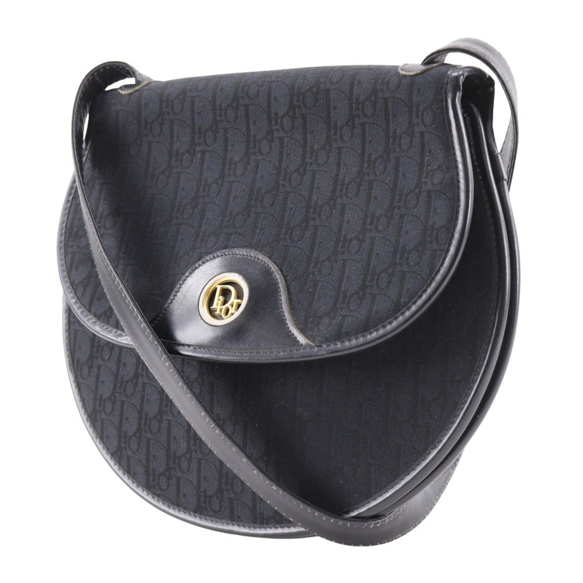 Christian Dior Black Canvas Shoulder Bag (Pre-Owned)
