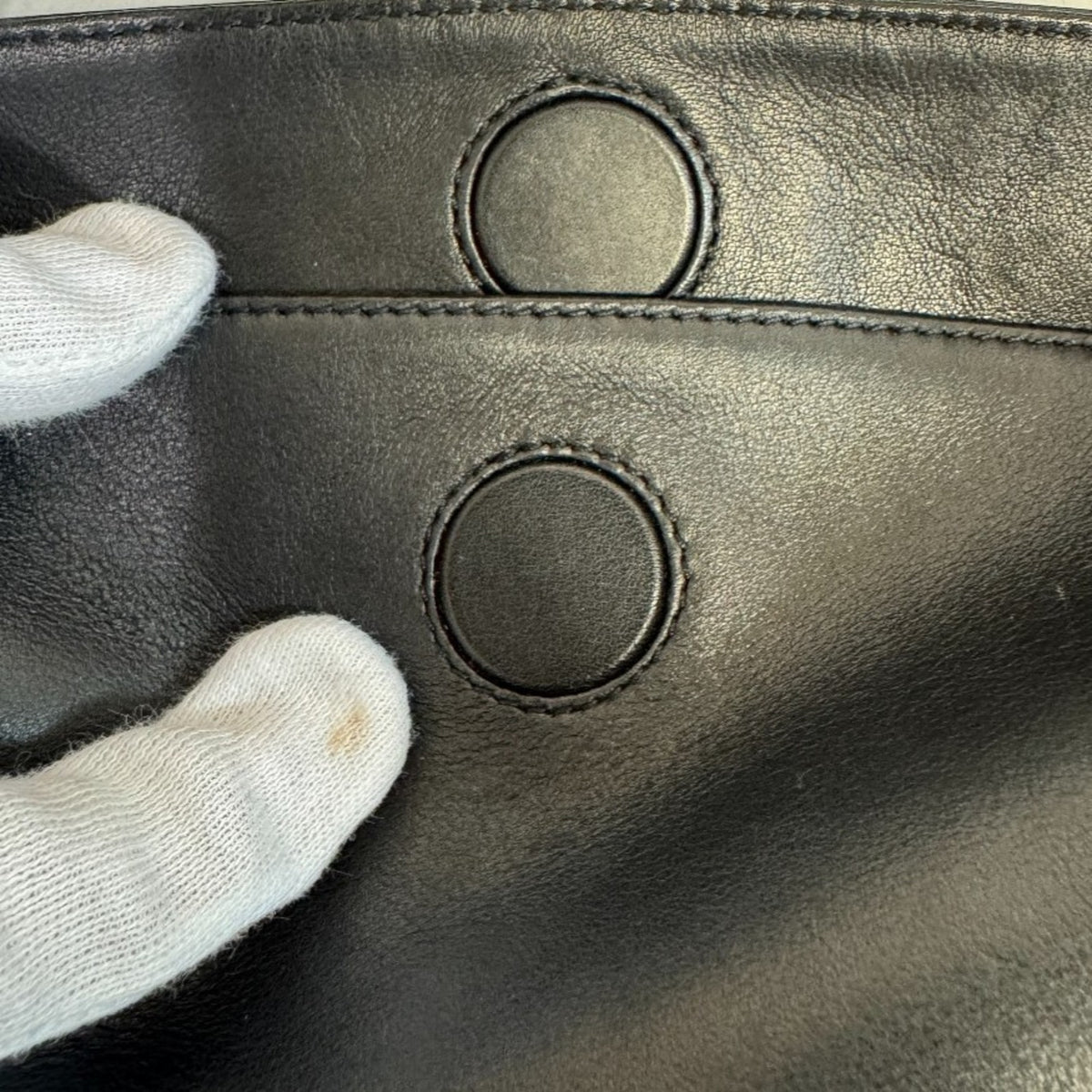 Cartier Trinity Black Leather Shoulder Bag (Pre-Owned)