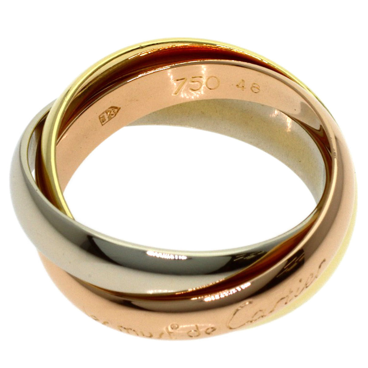 Cartier Yellow Gold (18K) Pink Gold (18K) White Gold (18K) Band Ring (Pre-Owned)