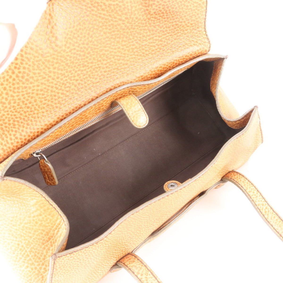 Tod's Brown Leather Handbag Shoulder Bag Tote Bag (Pre-Owned)