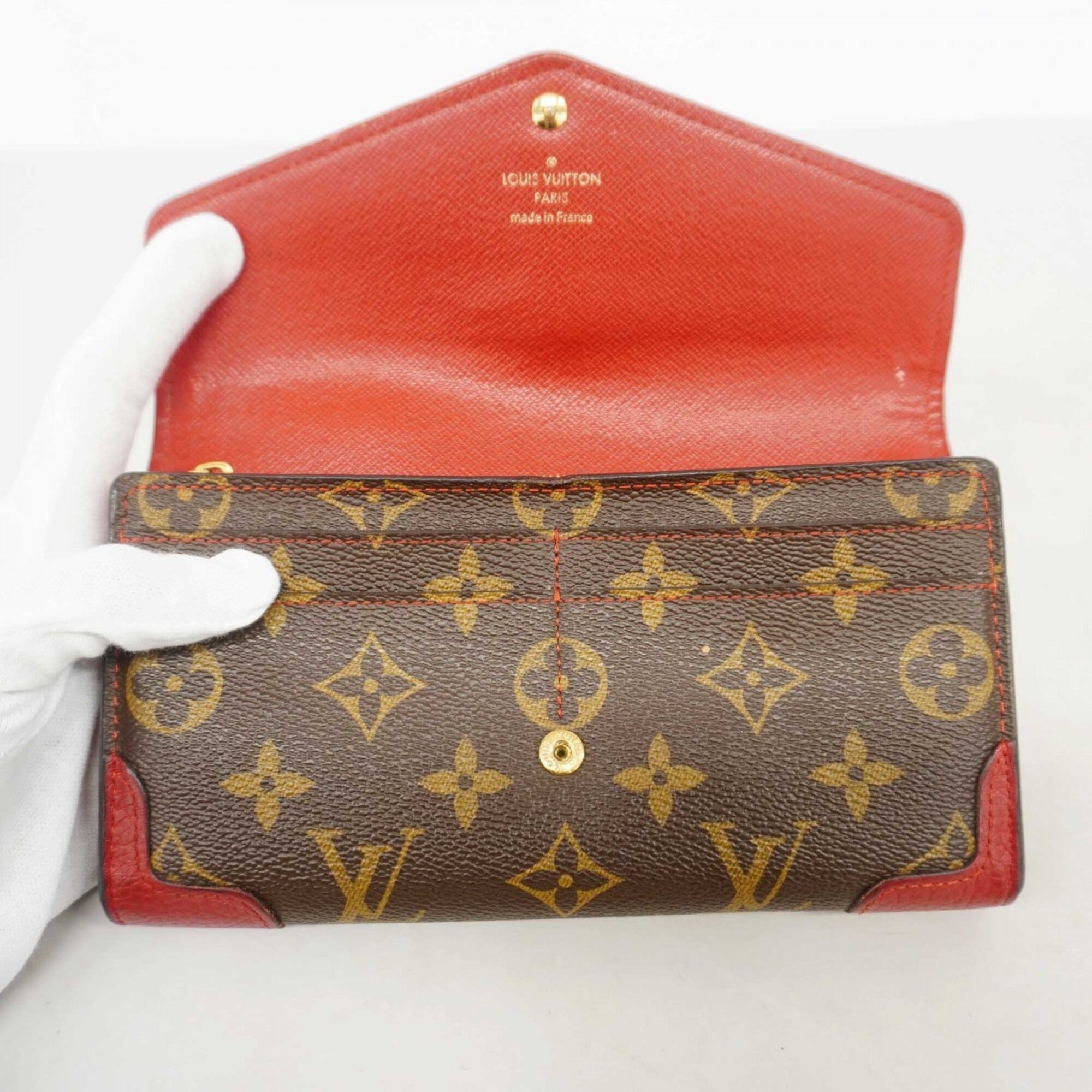 Louis Vuitton Cerise Long Wallet (Bi-Fold) (Pre-Owned)